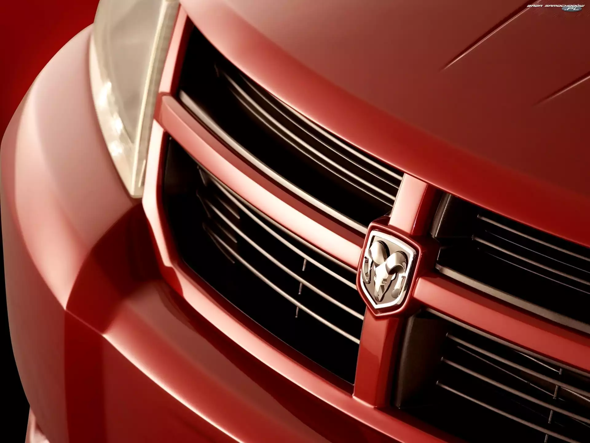 Grill, Emblemat, Dodge Avenger