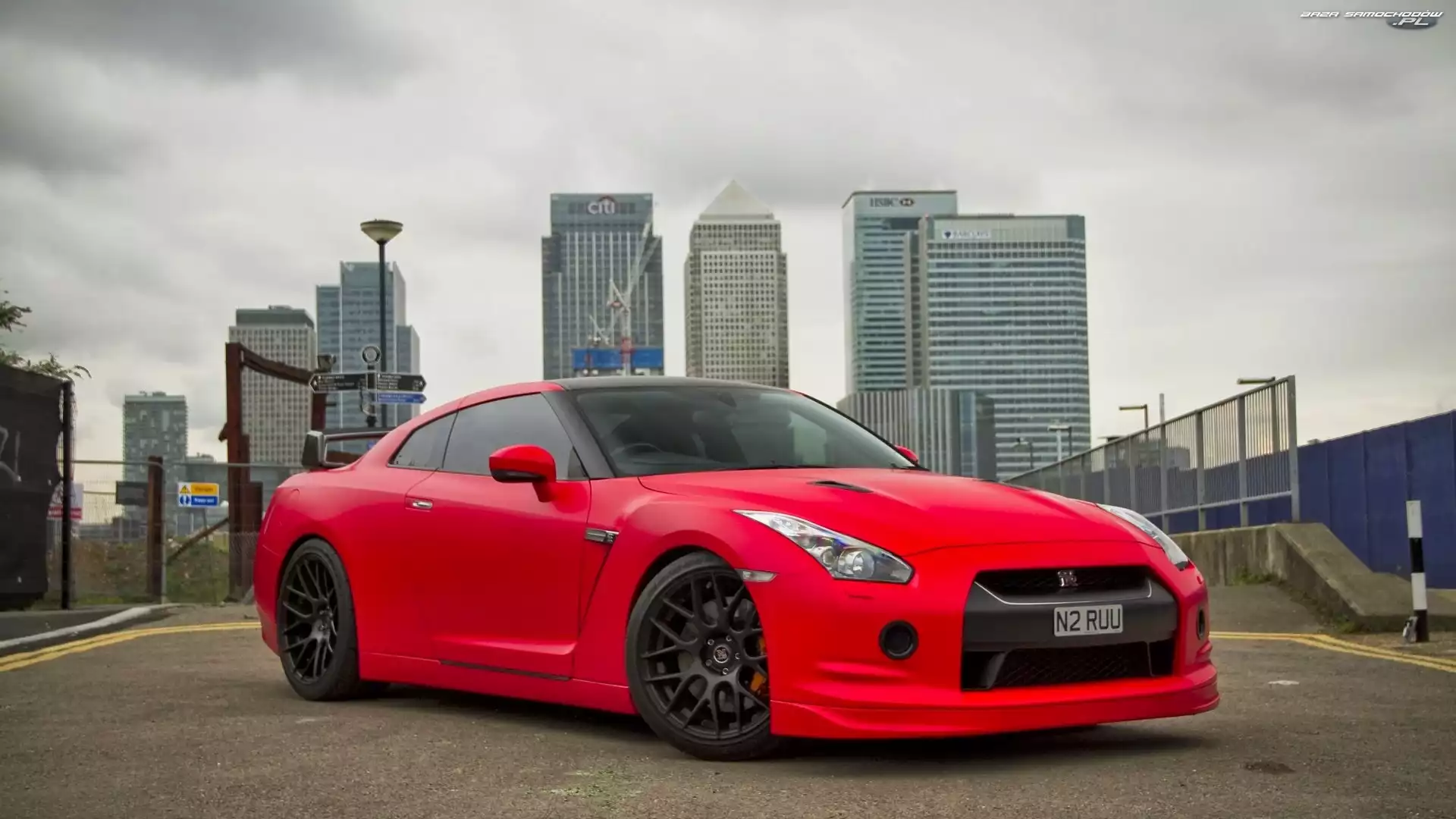 GT-R, R35, Nissan, Czerwony, Skyline