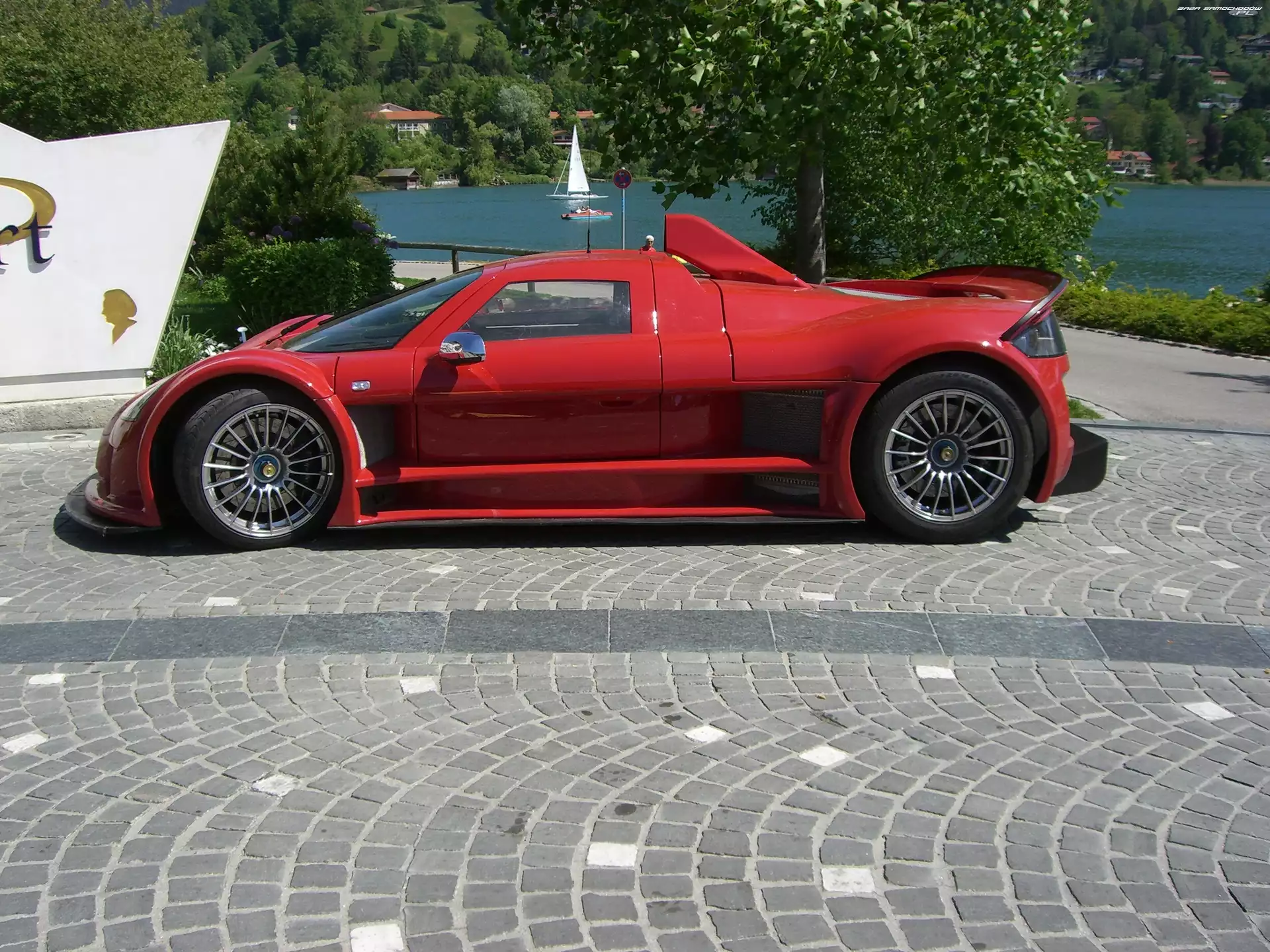 Gumpert Apollo, Samochód, Bordowy, Super