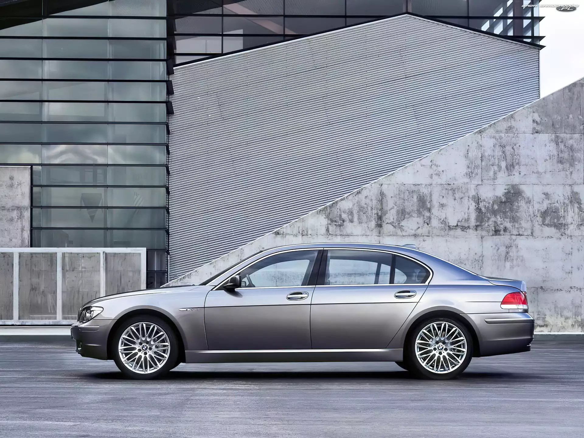 Hala, Szkło, BMW 7, Srebrne, E65