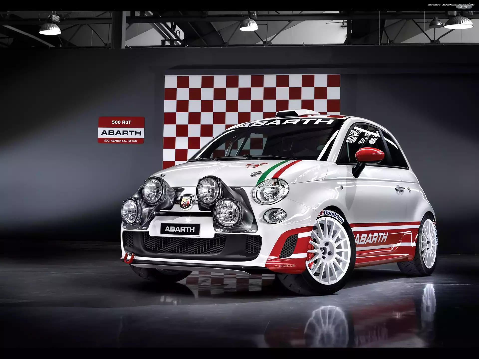 Halogeny, Rajdowy, Abarth 500