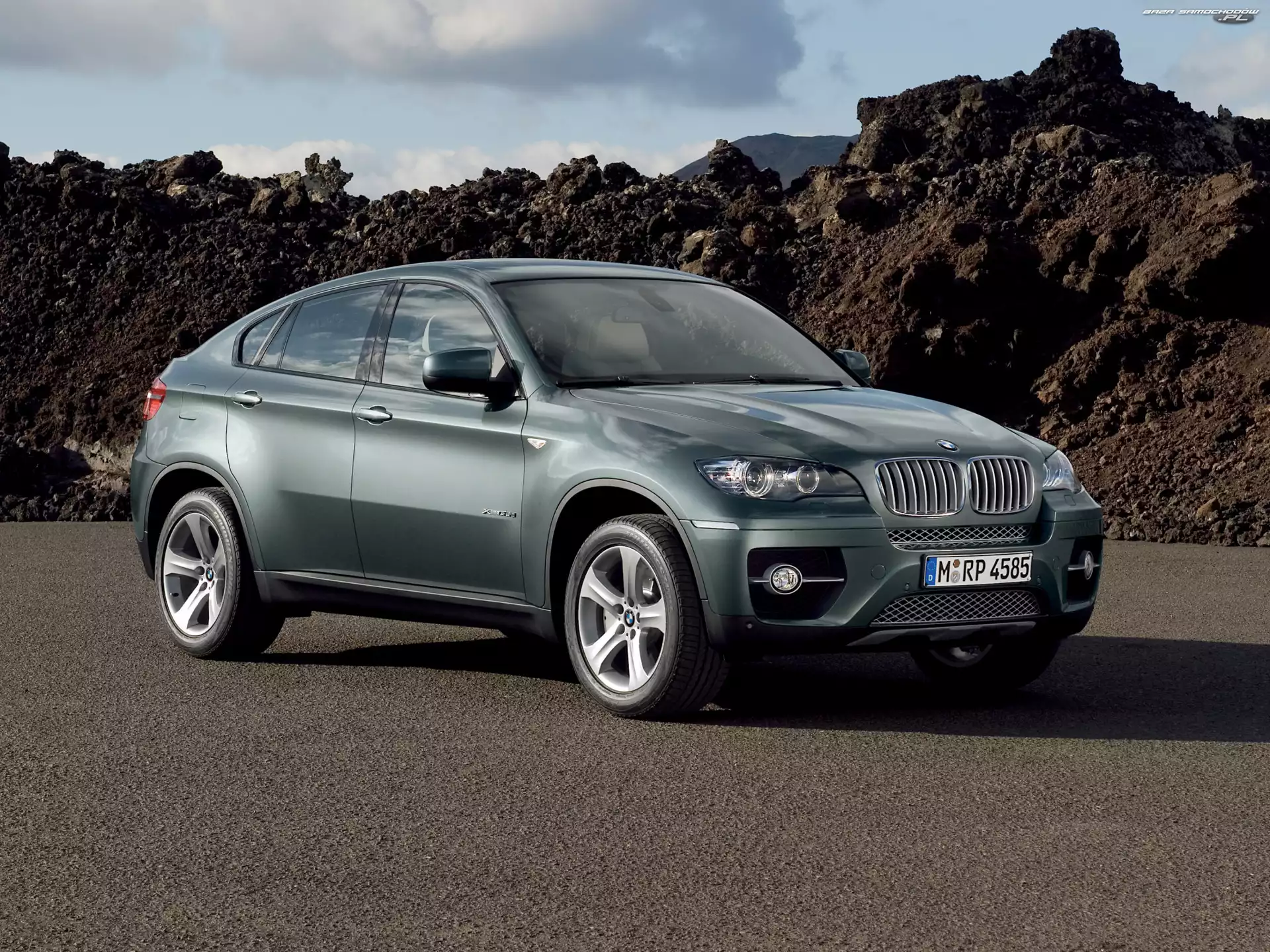 Halogeny, BMW X6, Zderzak