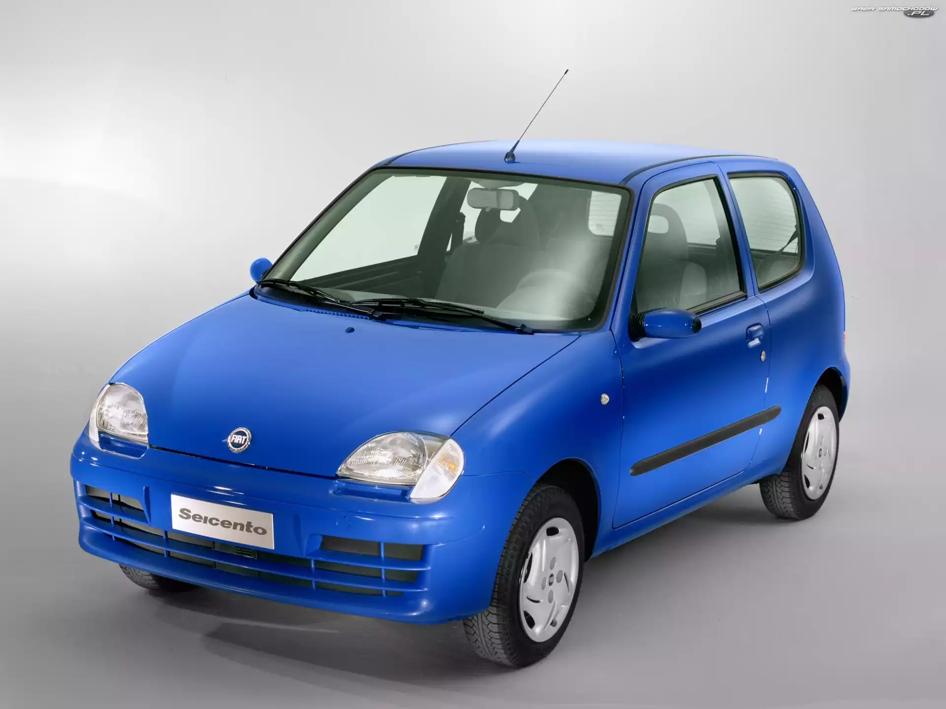 Hatchback, Niebieski, Fiat Seicento