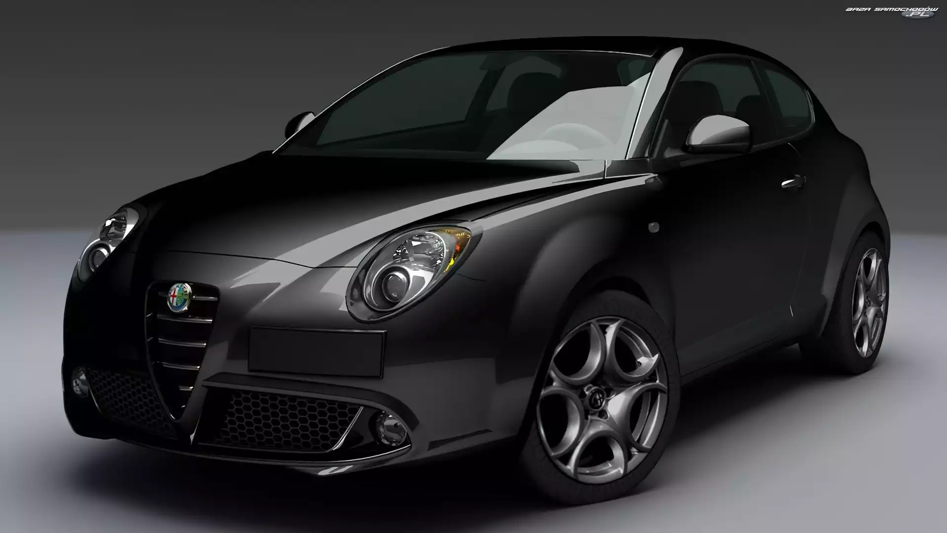 Hatchback, Czarna, Alfa Romeo MiTo