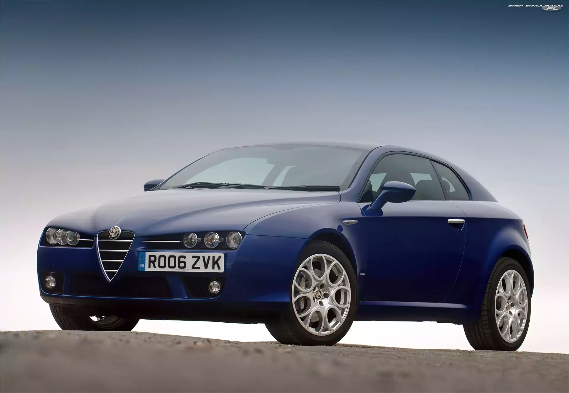 Hatchback, Niebieska, Alfa Romeo Brera
