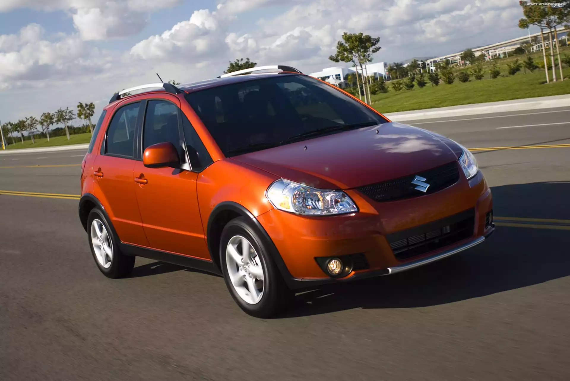 Hatchback, Pomarańczowe, Suzuki SX4