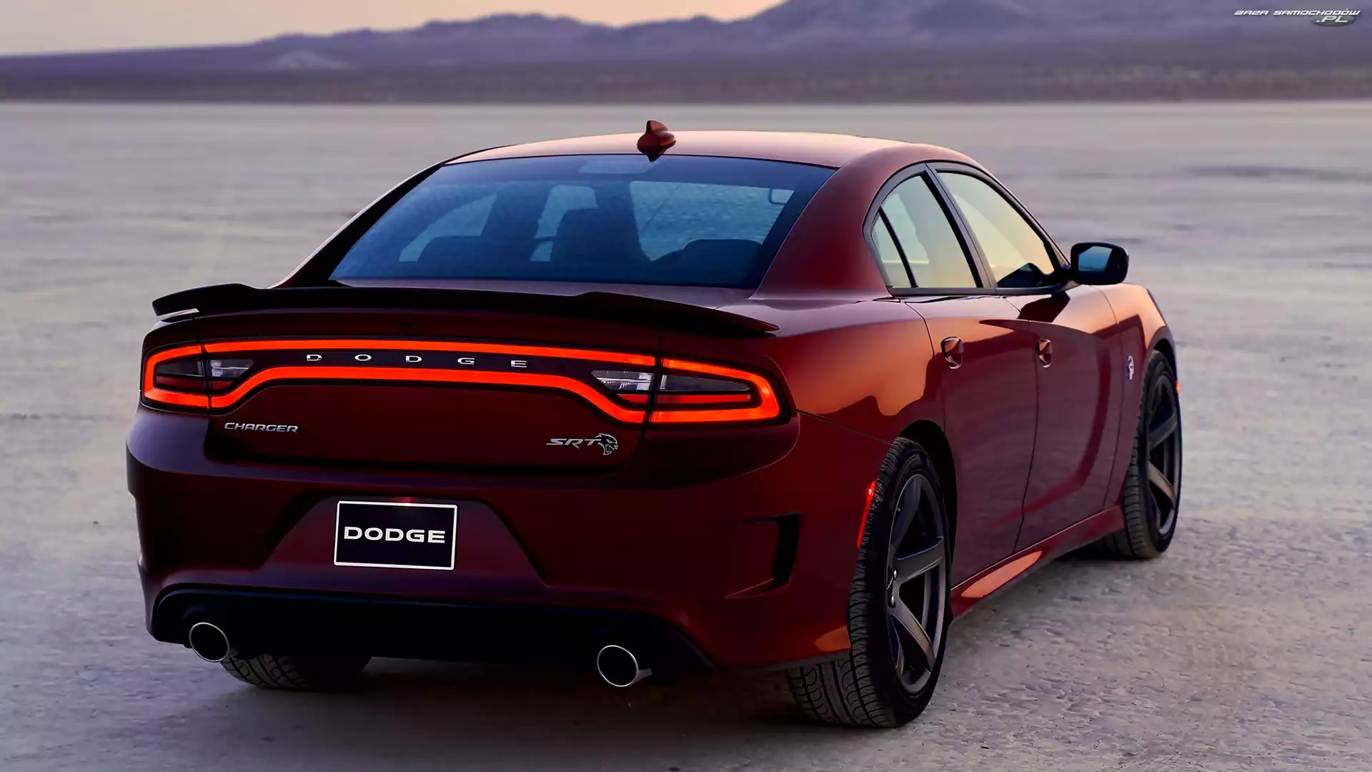 Hellcat, 2018, Dodge Charger SRT, Tył