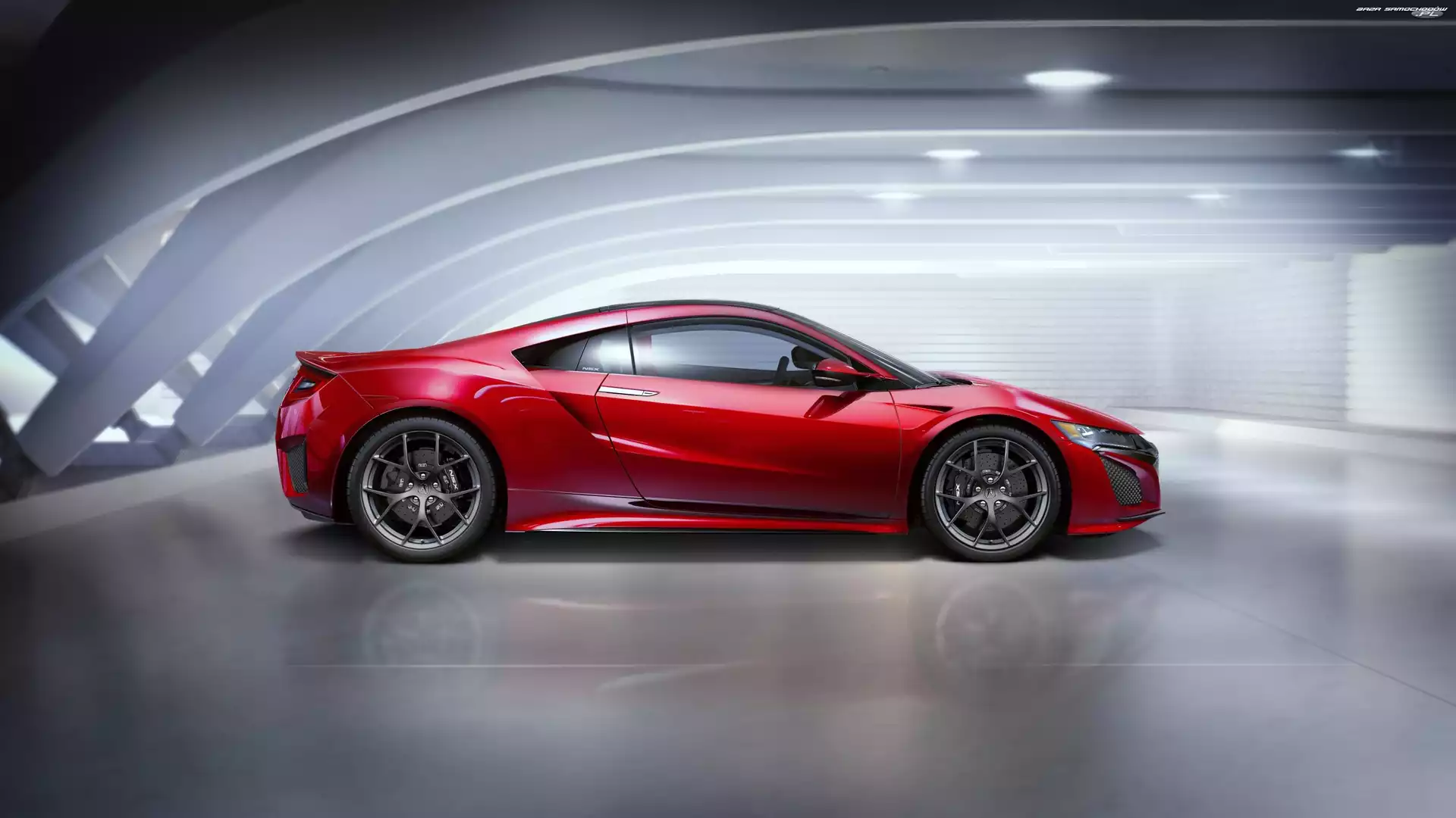 Czerwona, Honda, NSX