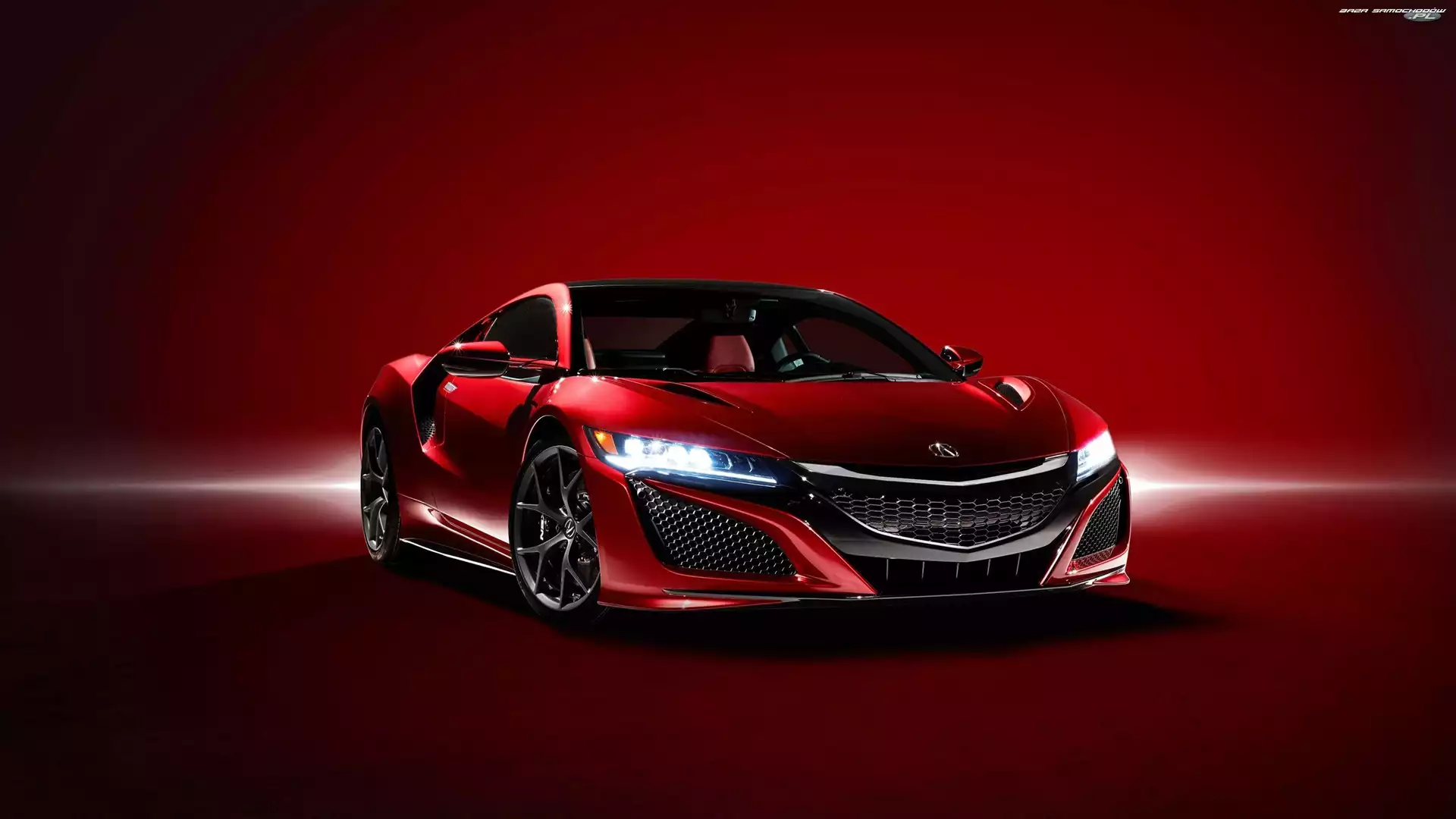 Honda NSX, Czerwony, Samochód