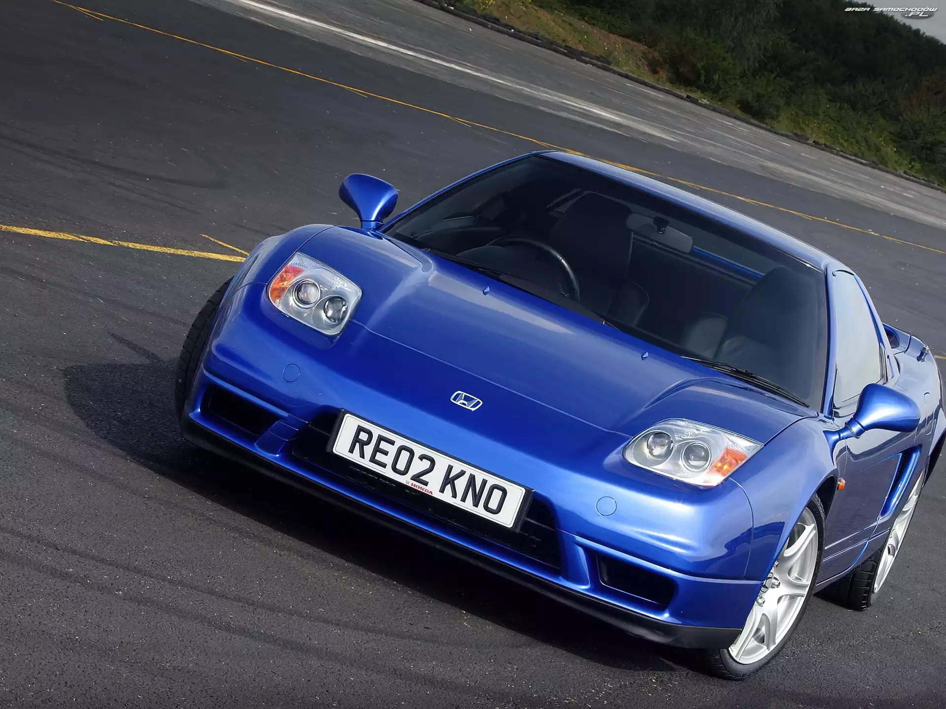 Honda NSX, niebieska
