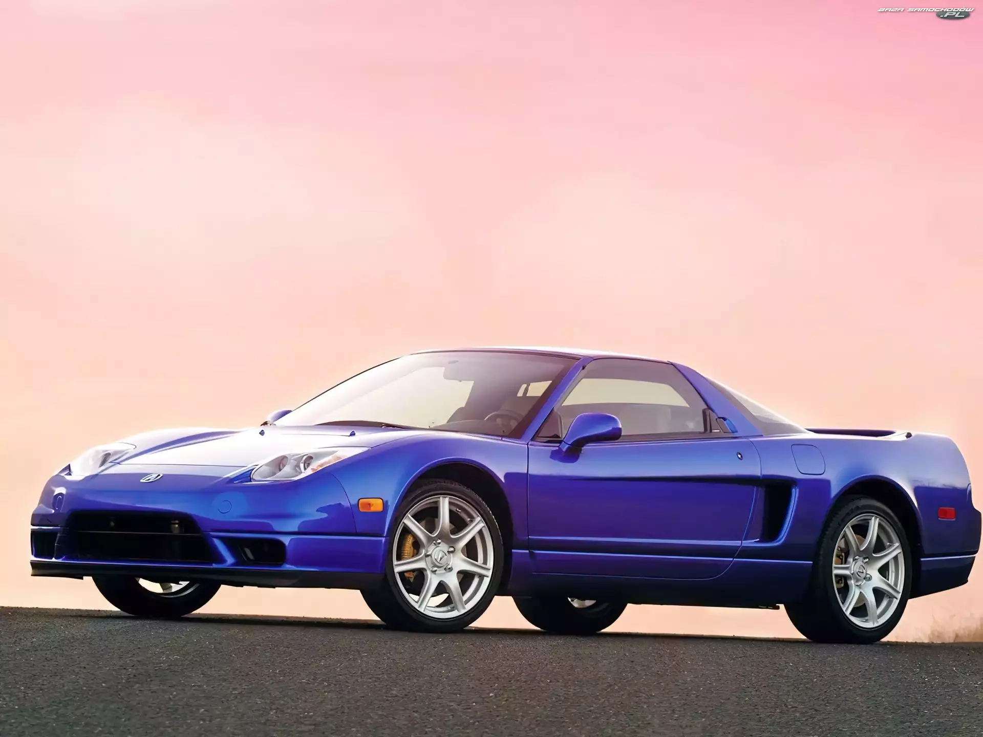 Honda NSX, niebieska
