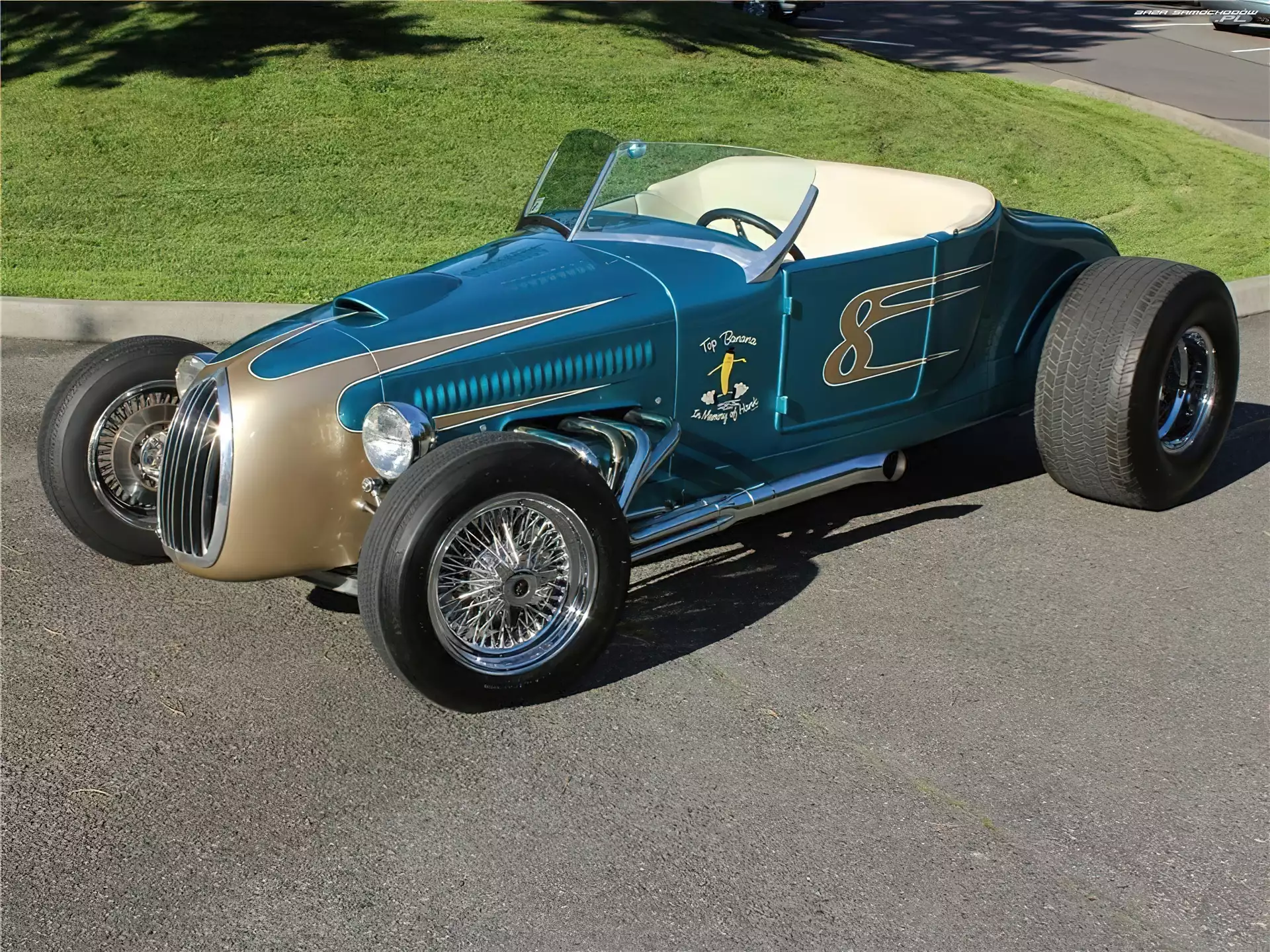 HotRod, Model, Fors, Samochód, Stary