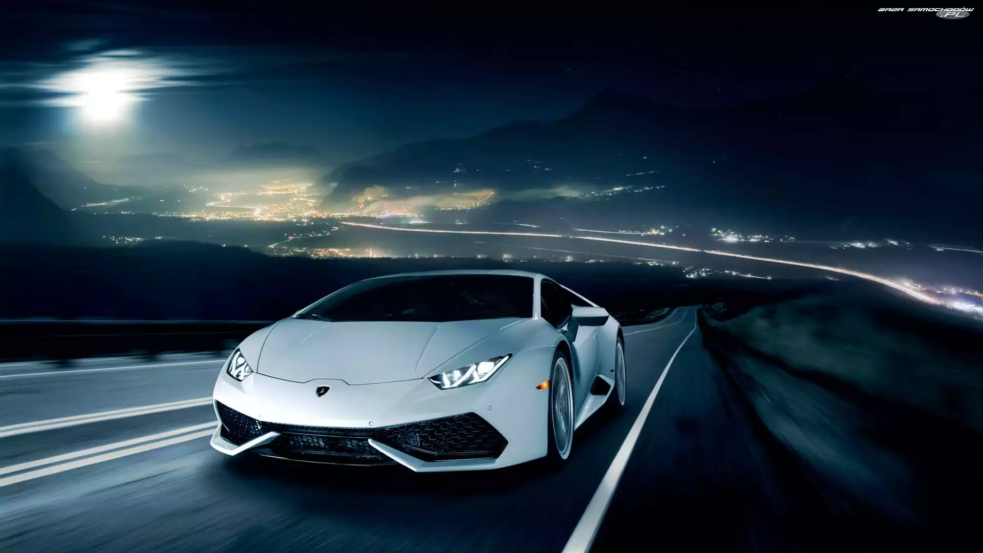 Huracan, Noc, Lamborghini, Droga