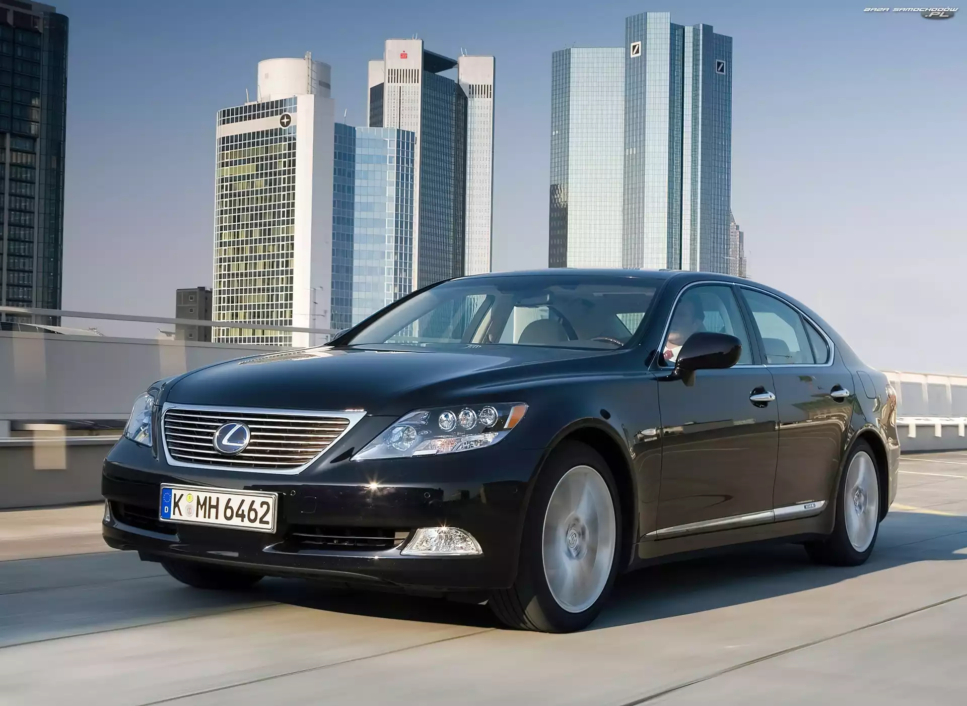 Hybryda, Czarny, Lexus LS 600H