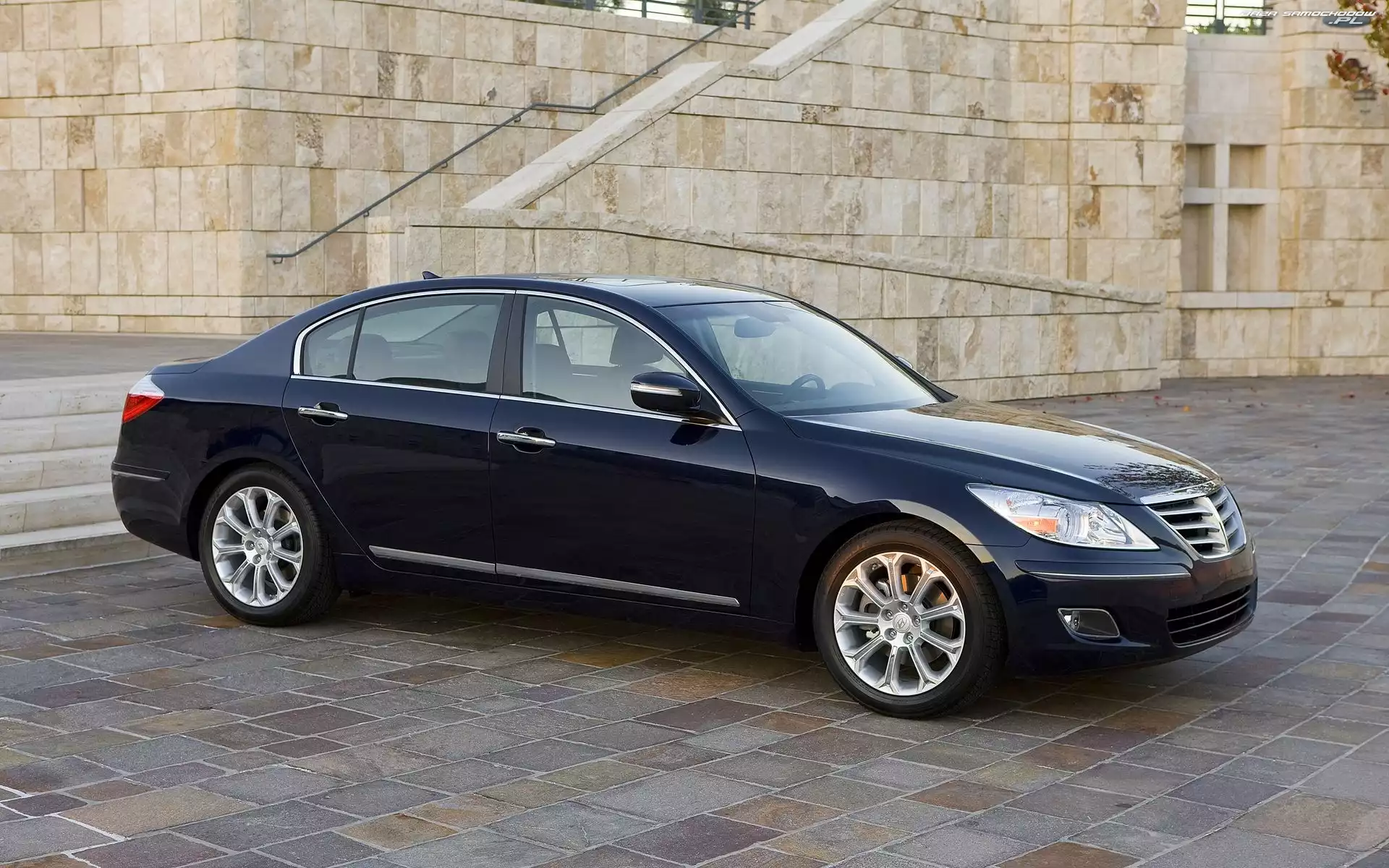 czarny, Hyundai Equus
