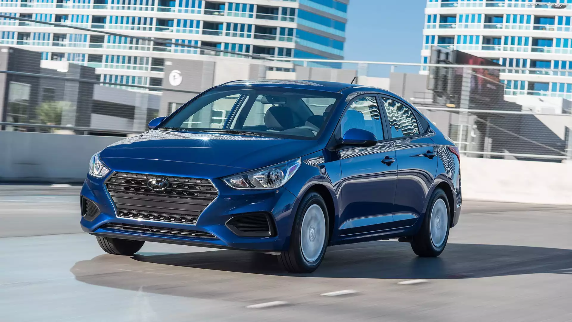 Niebieski, Hyundai Accent
