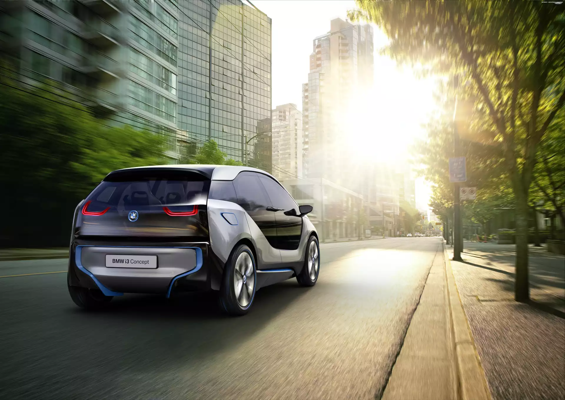 Concept, Światła, BMW i3, Neonowe