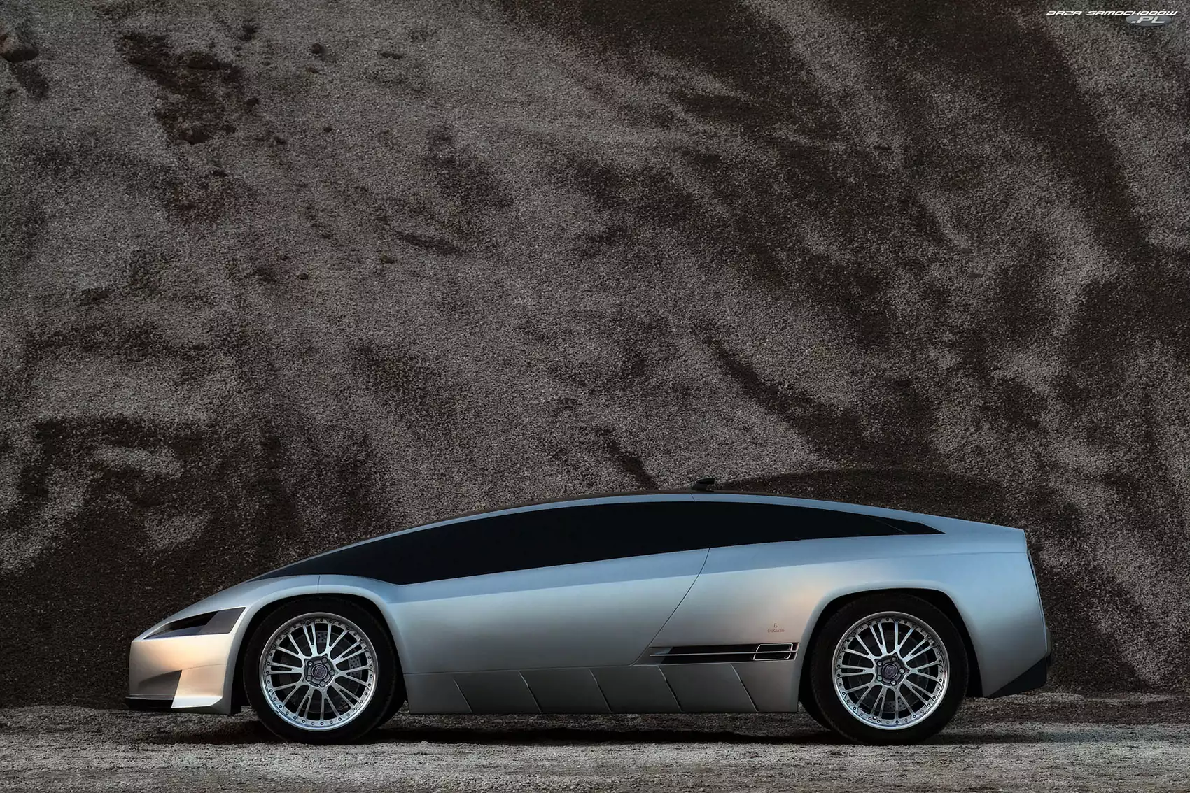 Italdesign Giugiaro Quaranta, Lewa, Strona