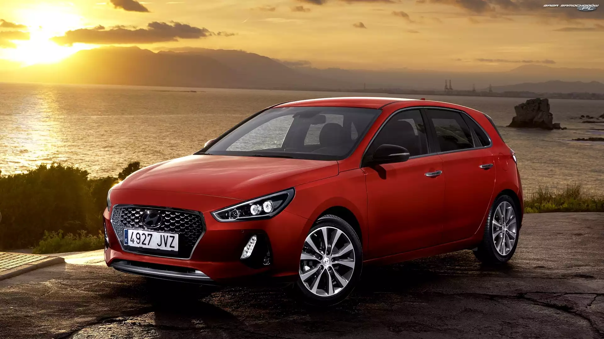 Jezioro, Hyundai i30, 2017