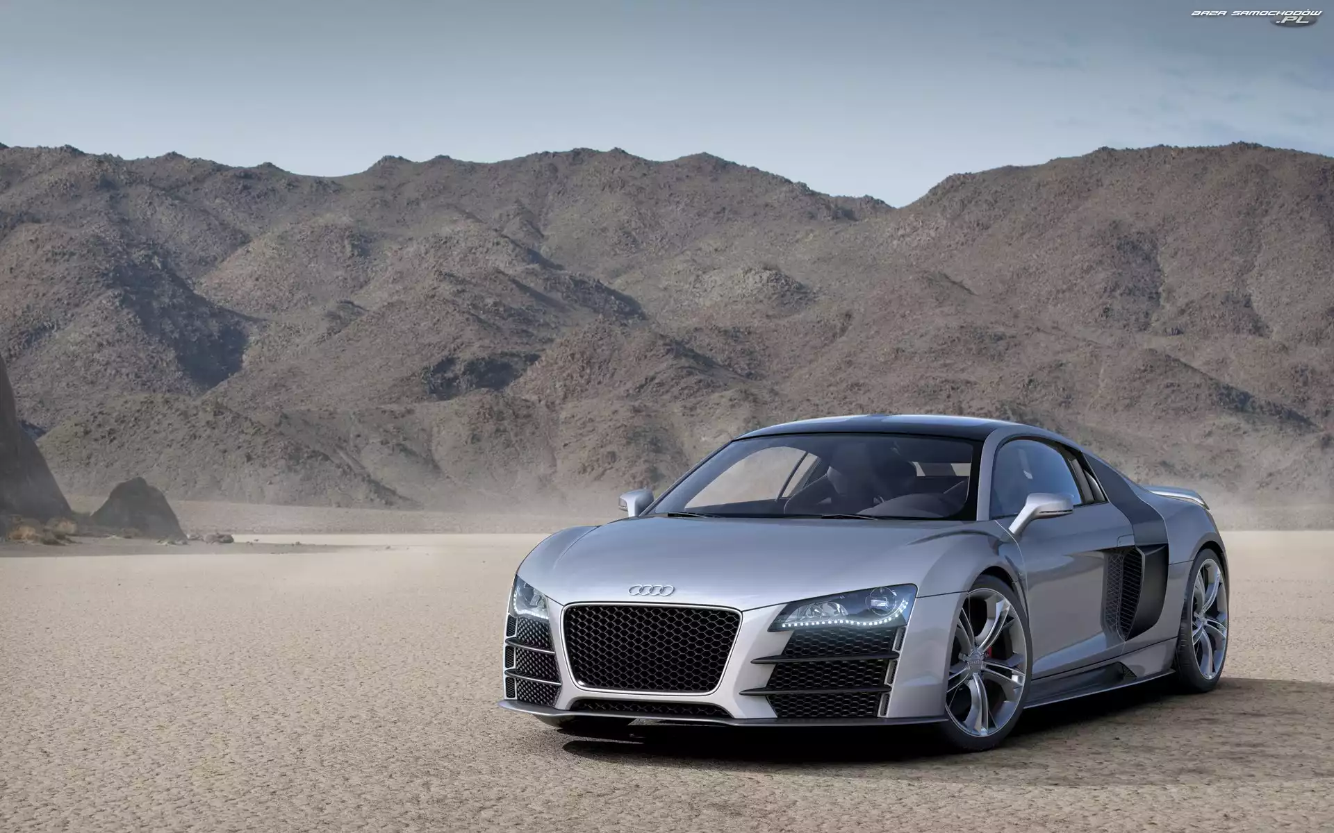 Jezioro, Audi R8, Wyschnięte
