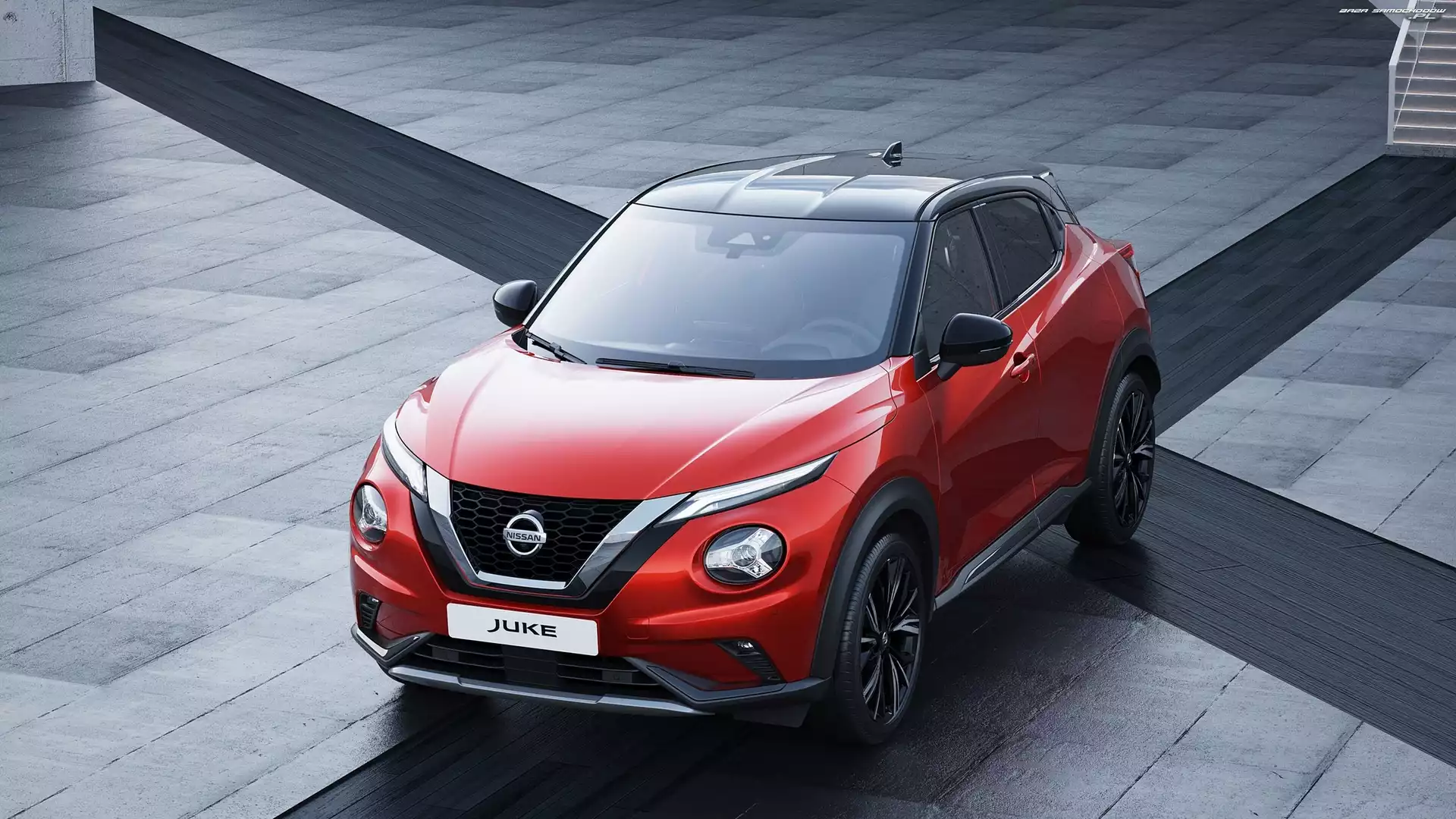Nissan Juke II, Przód, Czerwony, Druga generacja