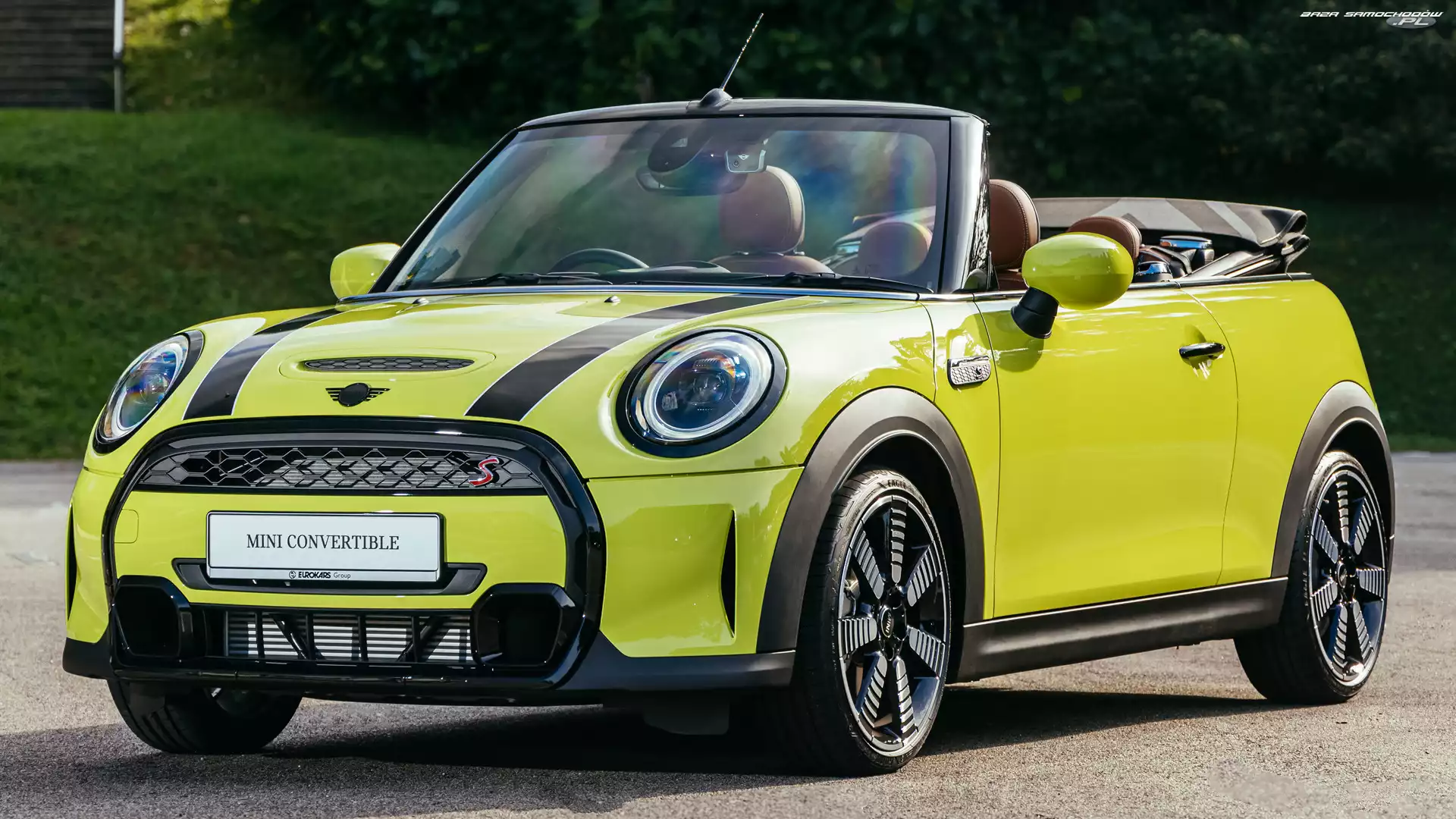 Kabriolet, Żółty, Mini Cooper S
