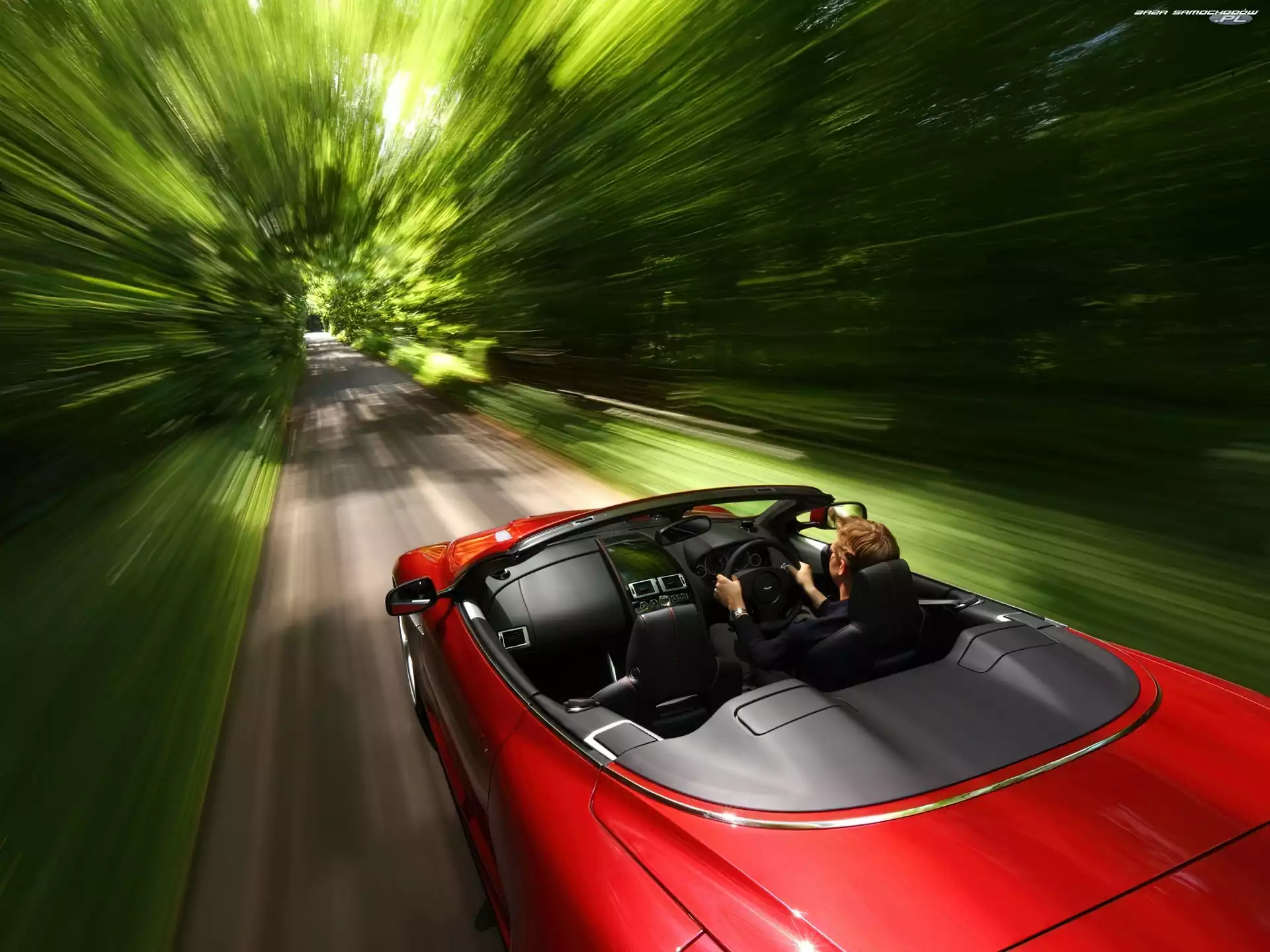 Kabriolet, Aston Martin DBS, Wnętrze