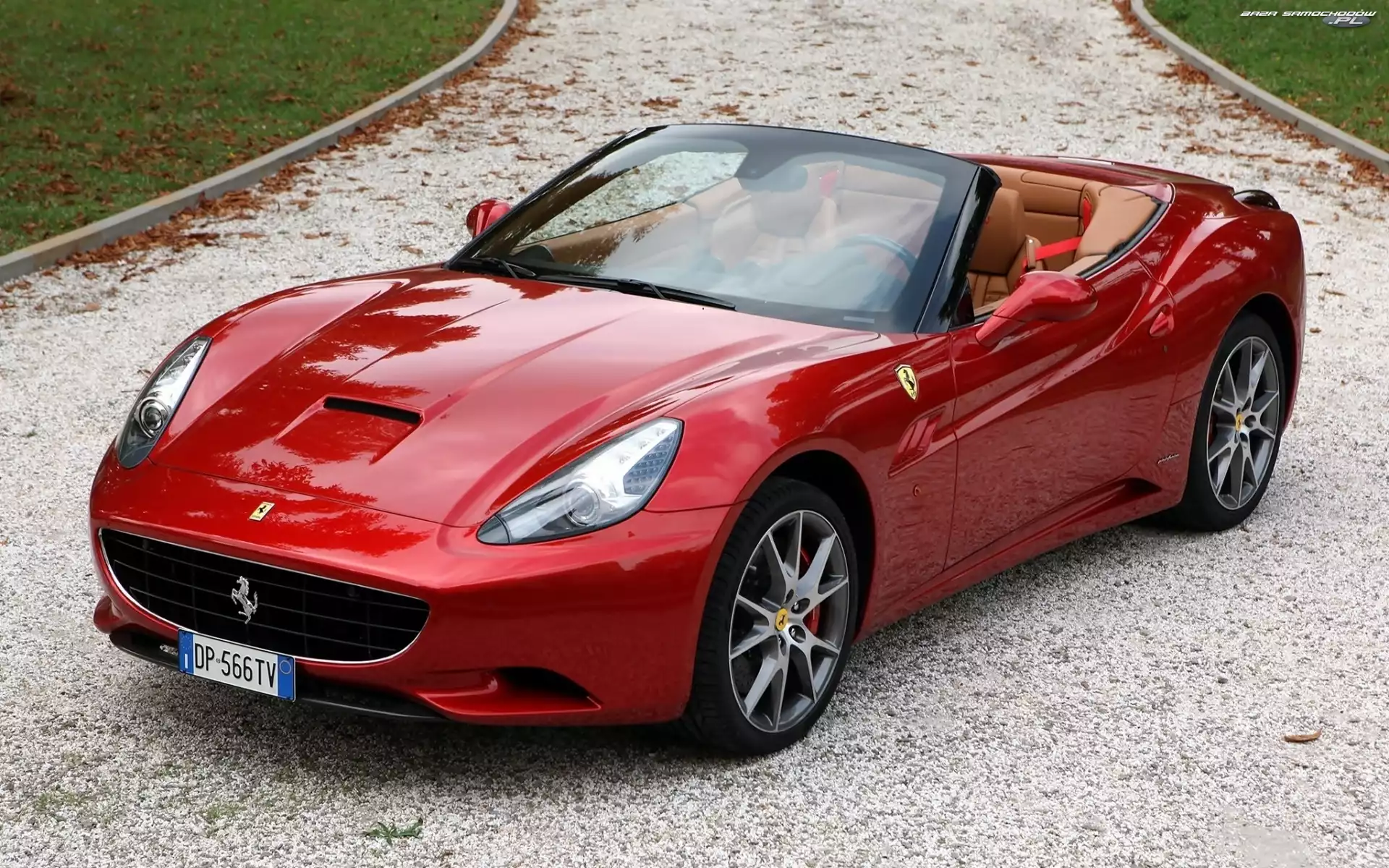 Kabriolet, Czerwone, Ferrari California