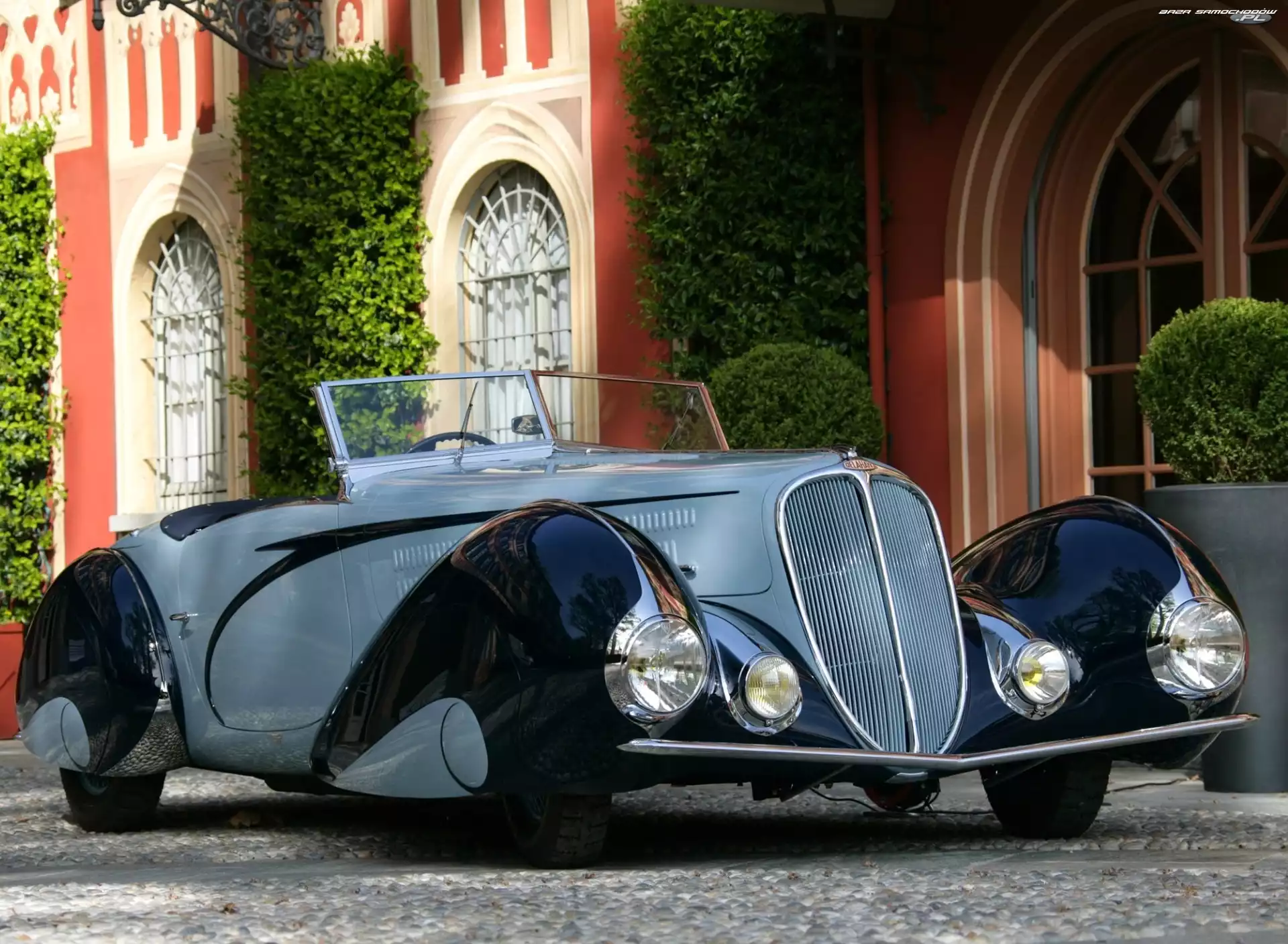 Kabriolet, Zabytkowy, Delahaye 135 M, Samochód