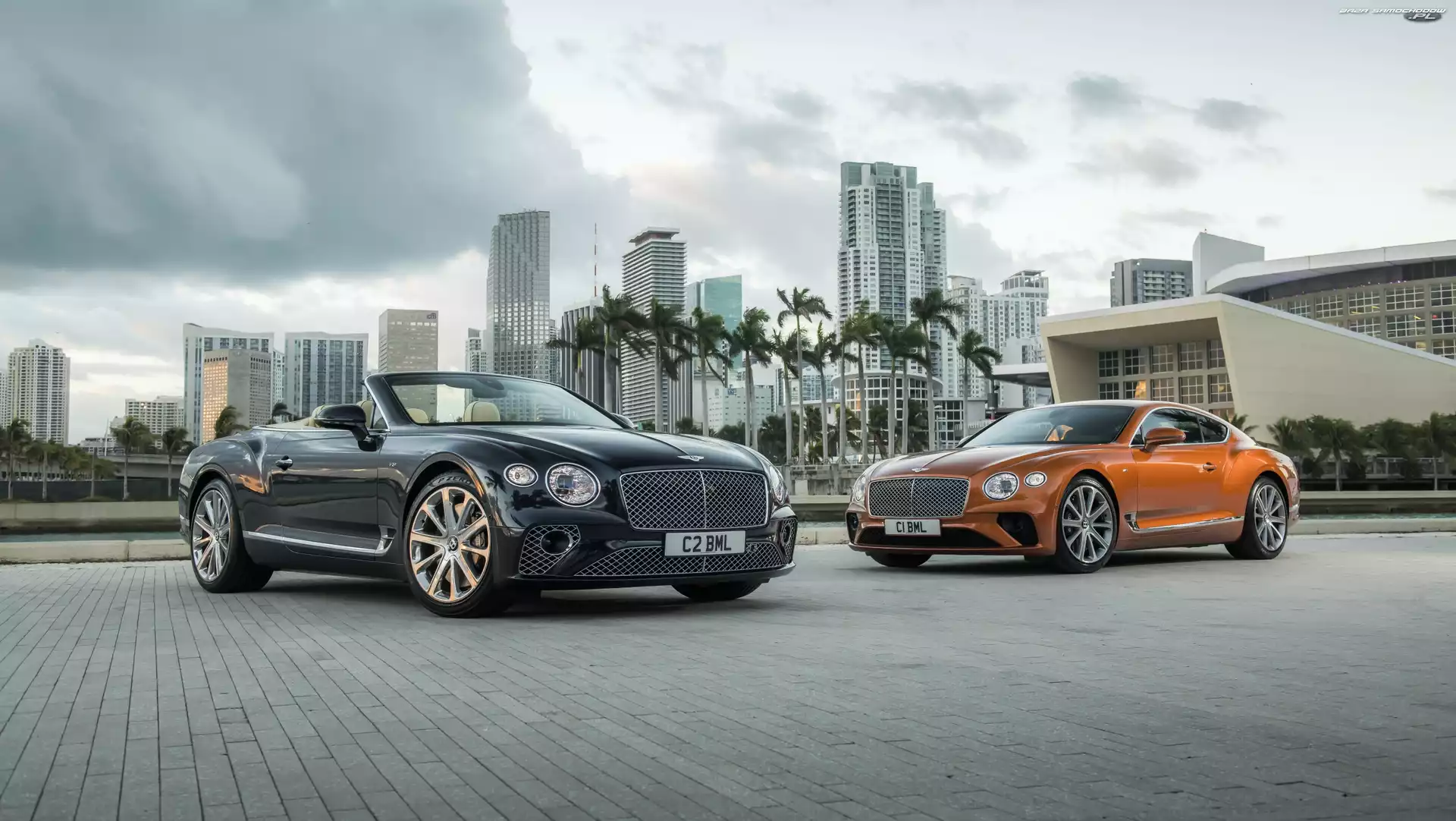 Coupe, Kabriolet, Samochody, Dwa, Bentley Continental GT V8