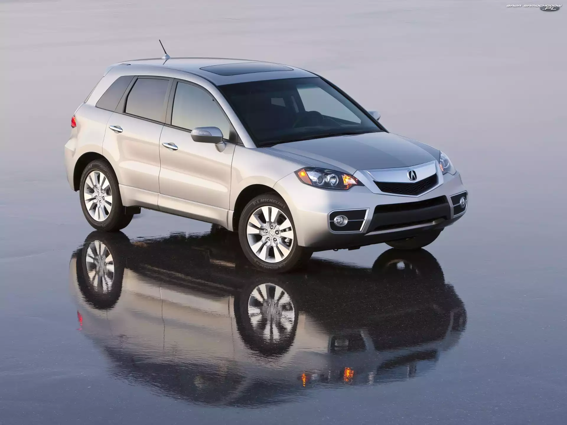 Kałuża, Odbicie, Przód, Prawy, Acura RDX