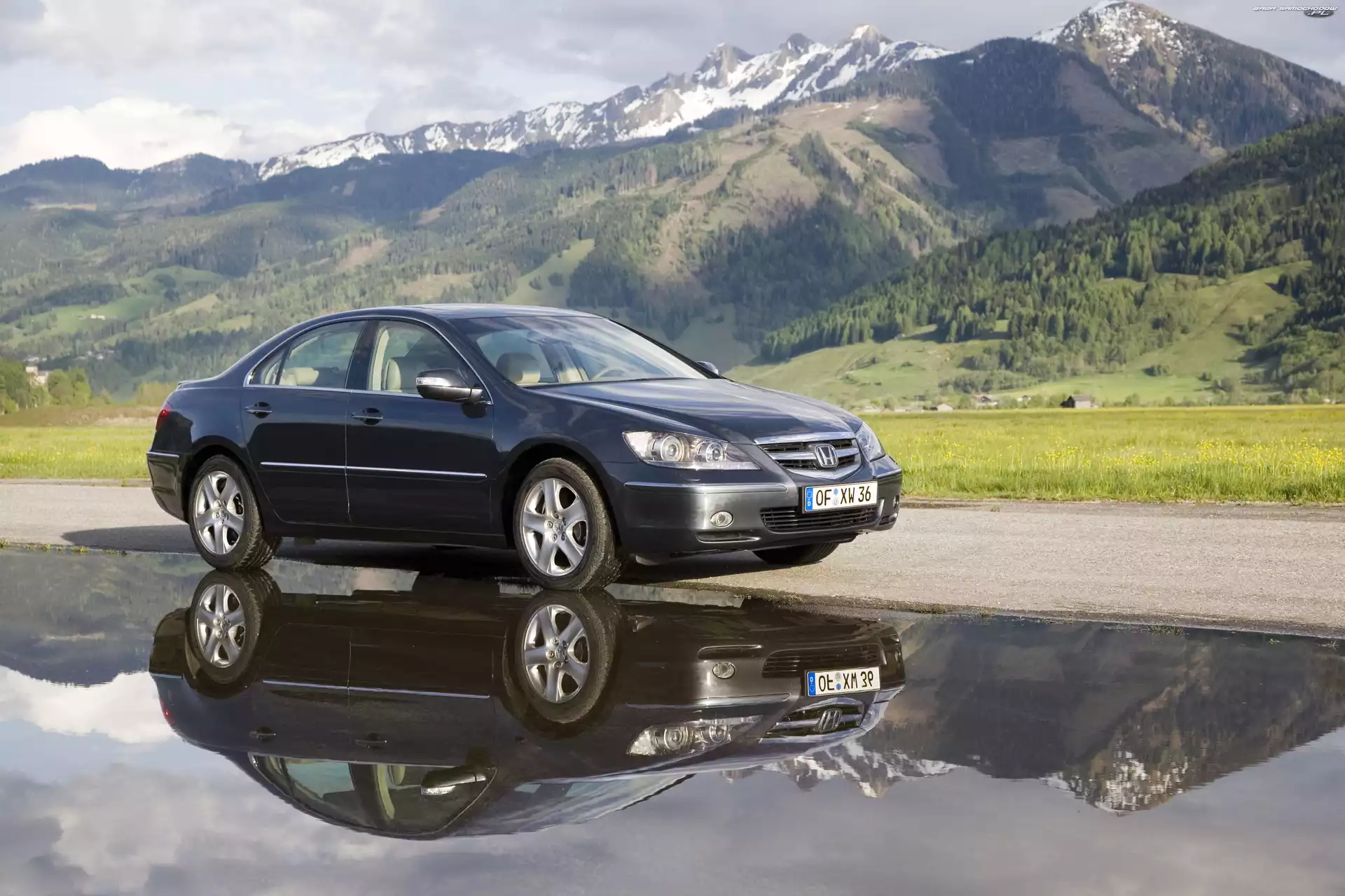 Kałuża, Honda Legend, Góry