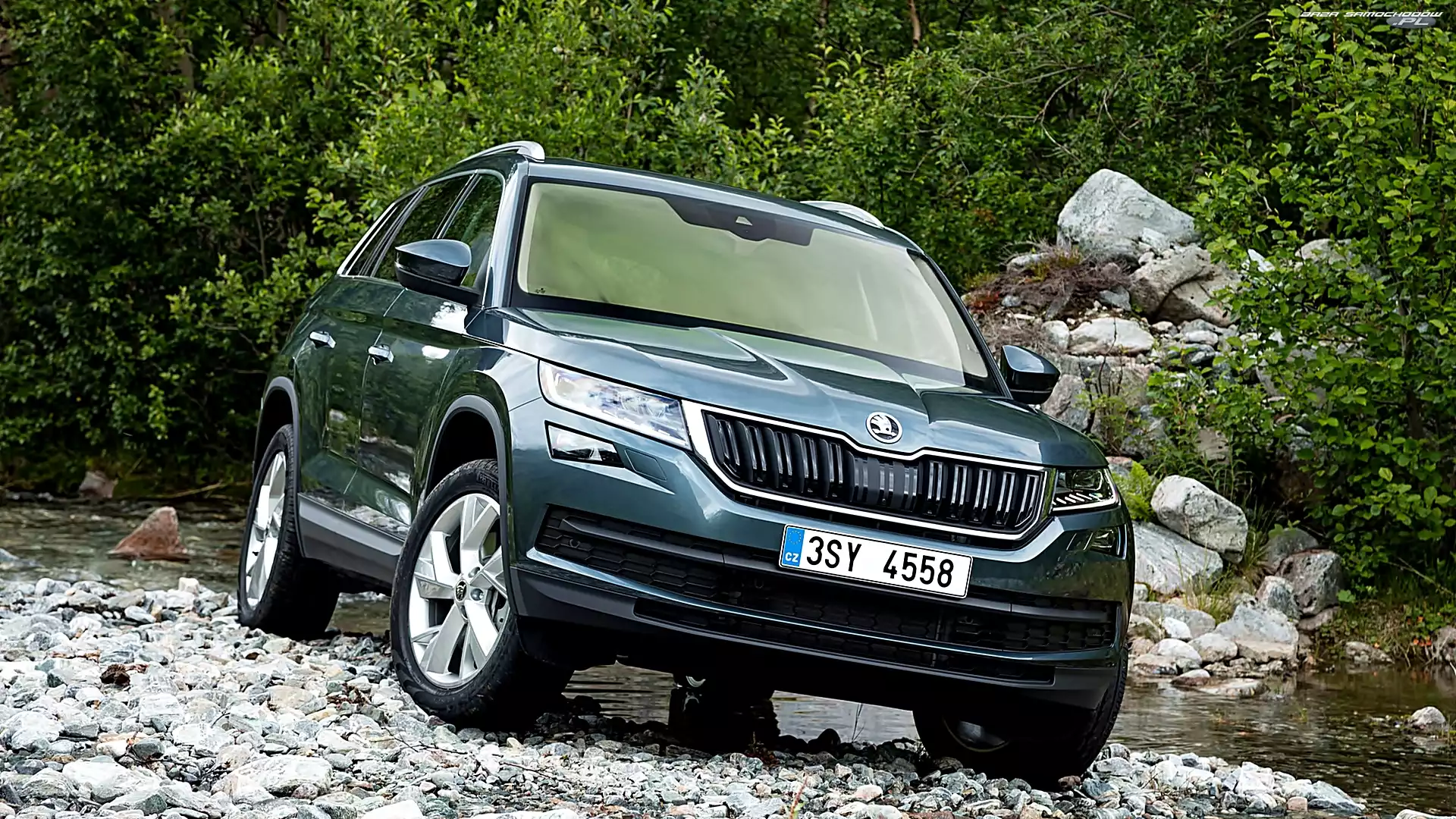 Kamienie, Skoda Kodiaq, 2017