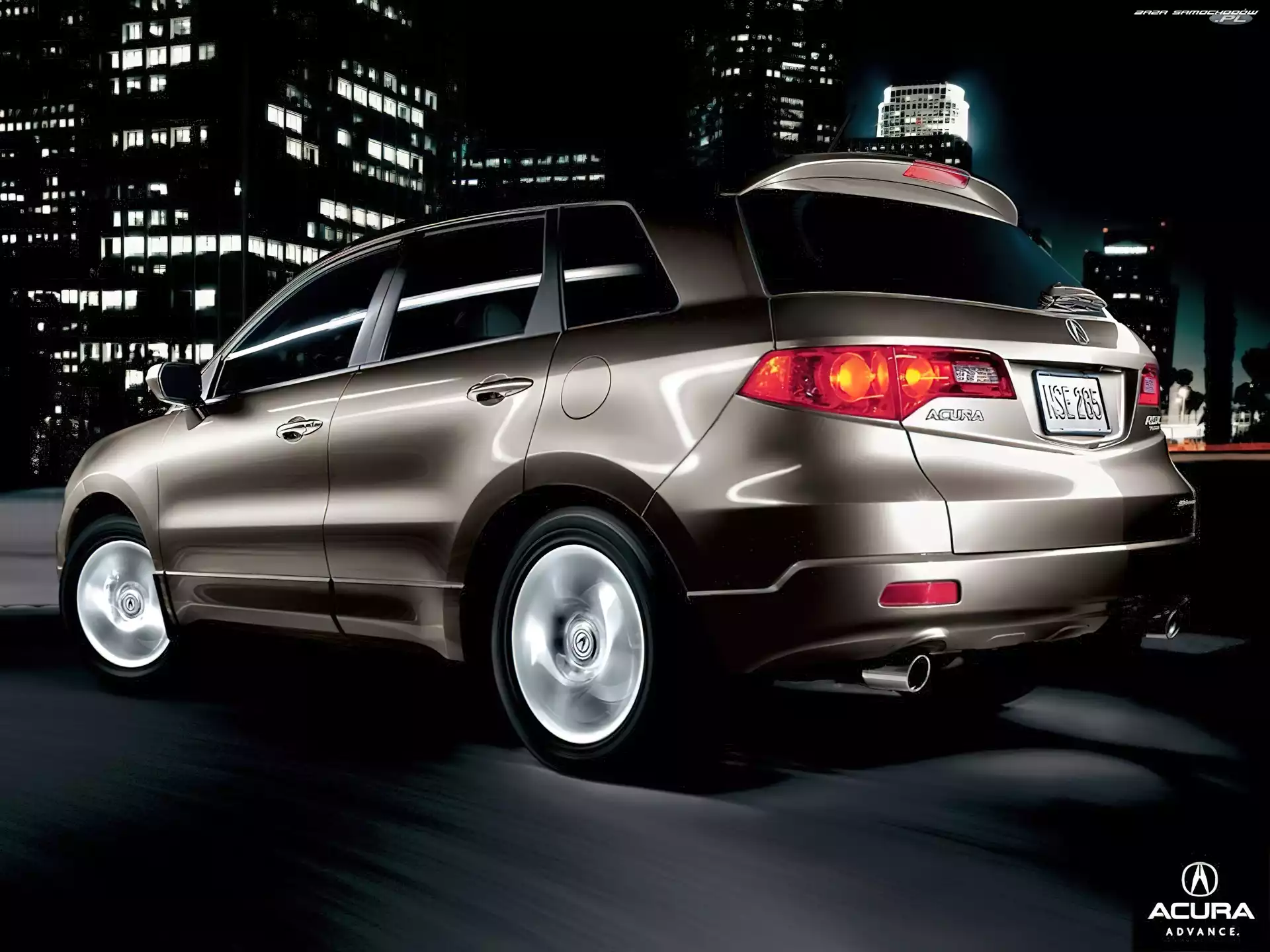 Acura RDX, Katalog, Miasto, Noc
