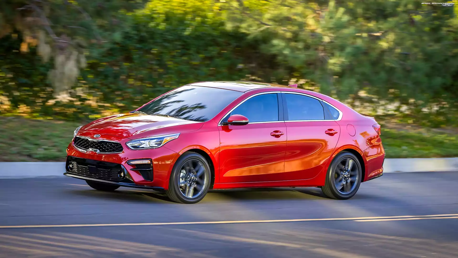 Kia Forte, Bok, Czerwona, 2019