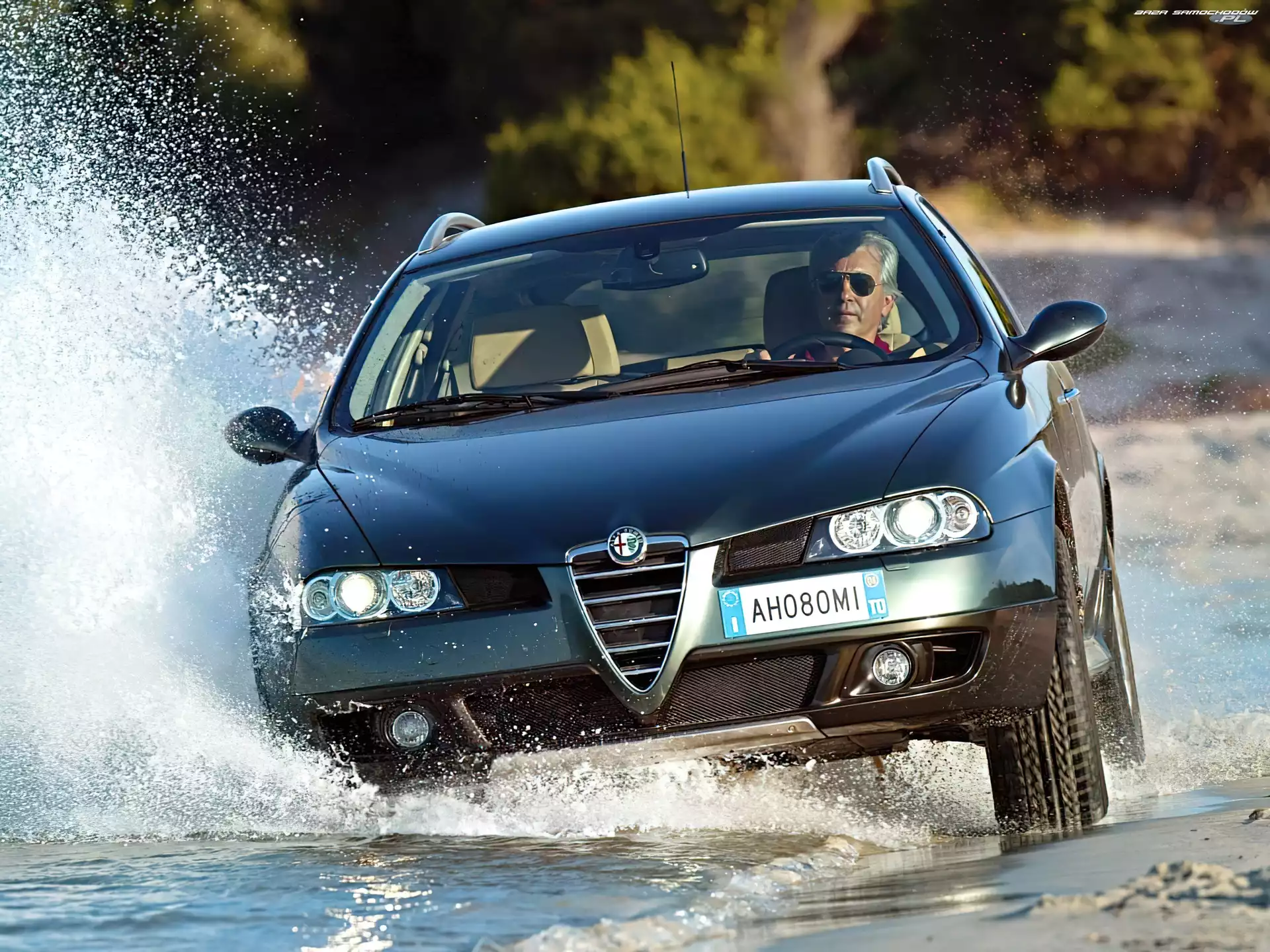 Kierowca, Przód, Alfa Romeo Crosswagon