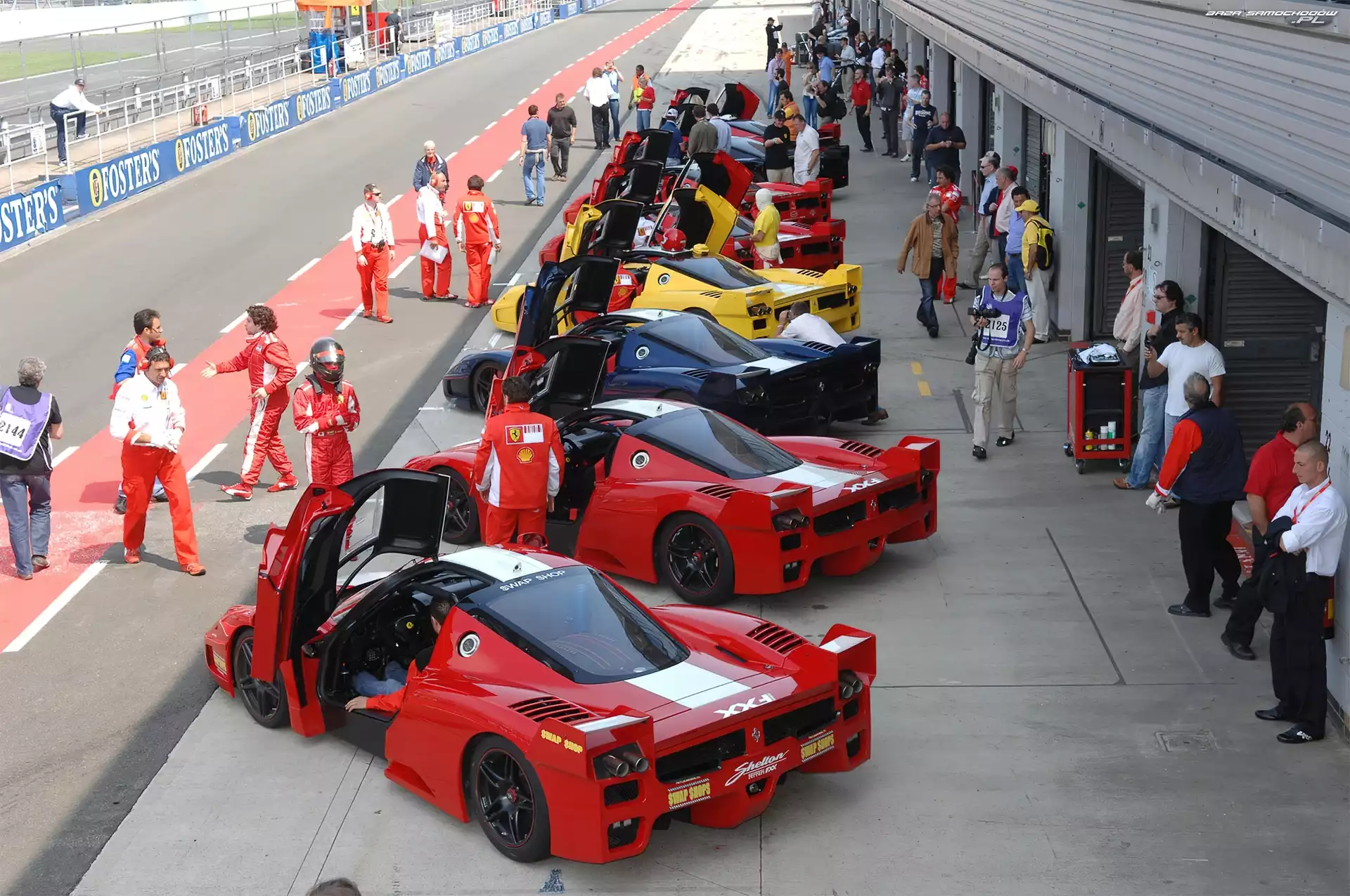 Kierowcy, Góry, Widok, Ferrari FXX, Z