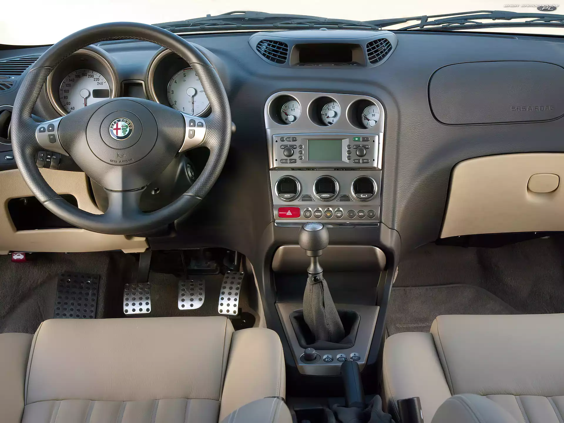 Kierownica, Alfa Romeo Crosswagon, Wnętrze
