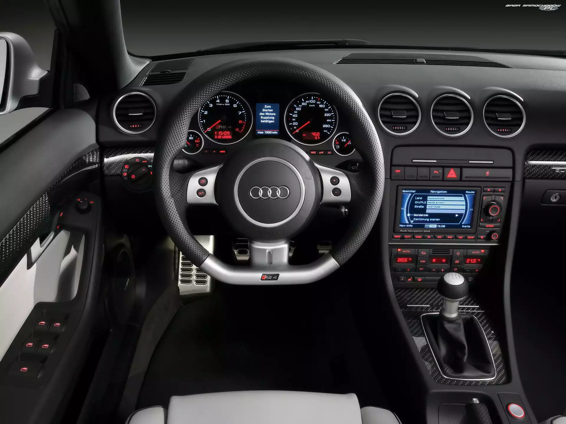 RS4, Kierownica, Audi