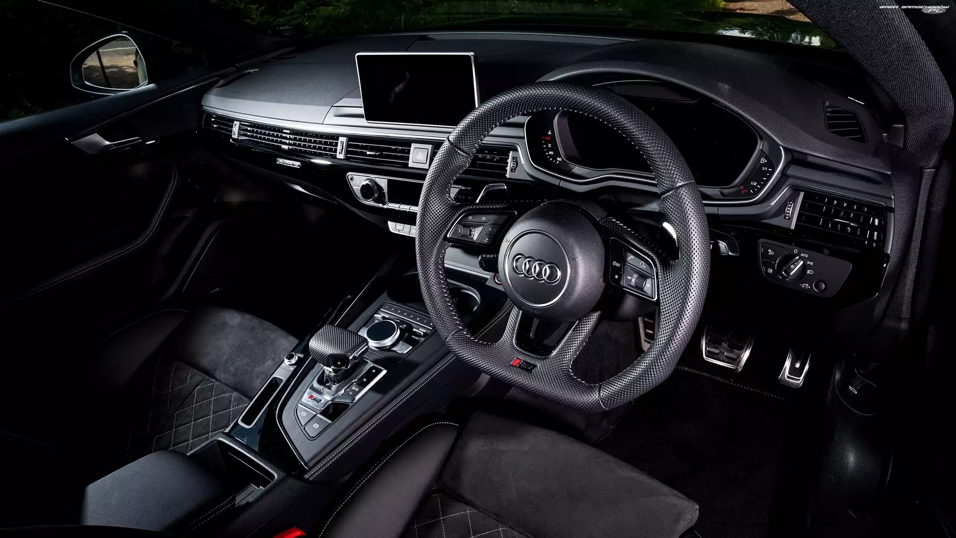 Kierownica, Kokpit, Sportback, Audi RS5, Wnętrze