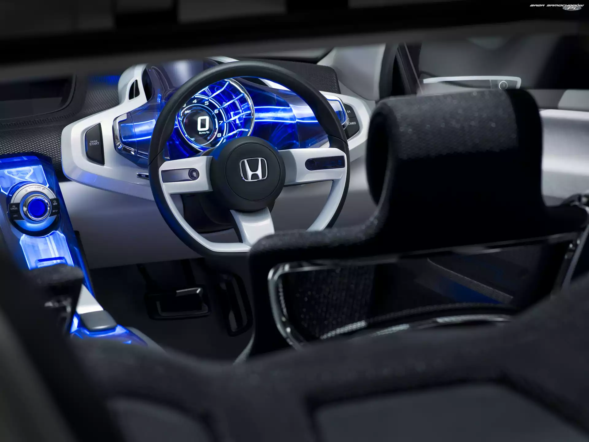 Kierownica, Fotela, Honda CR-Z, Oparcie