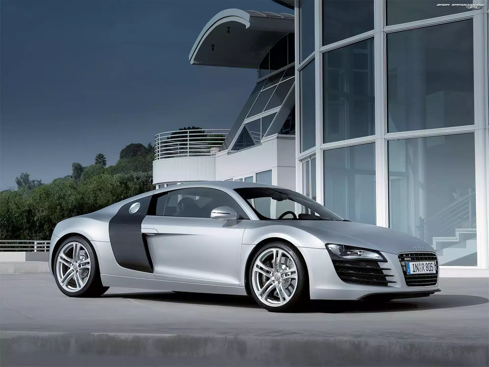 Audi R8, Kierunkowskazy, Lusterkach, W