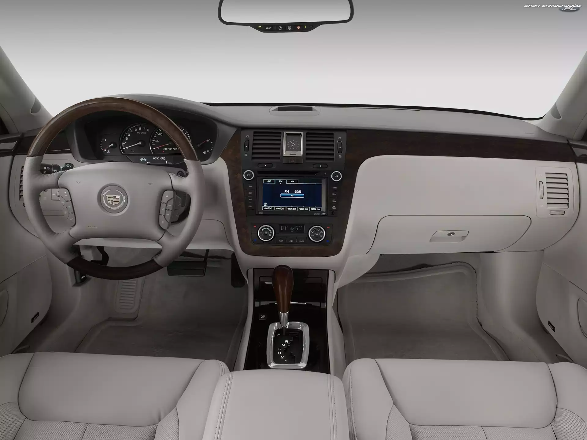 Klimatyzacji, Cadillac DTS, Panel