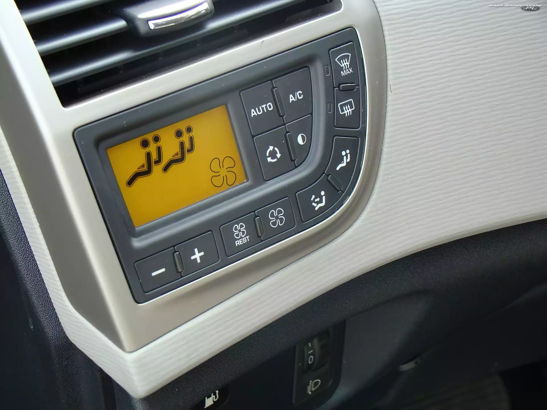 Klimatyzacji, Citroen C4 Picasso, Panel