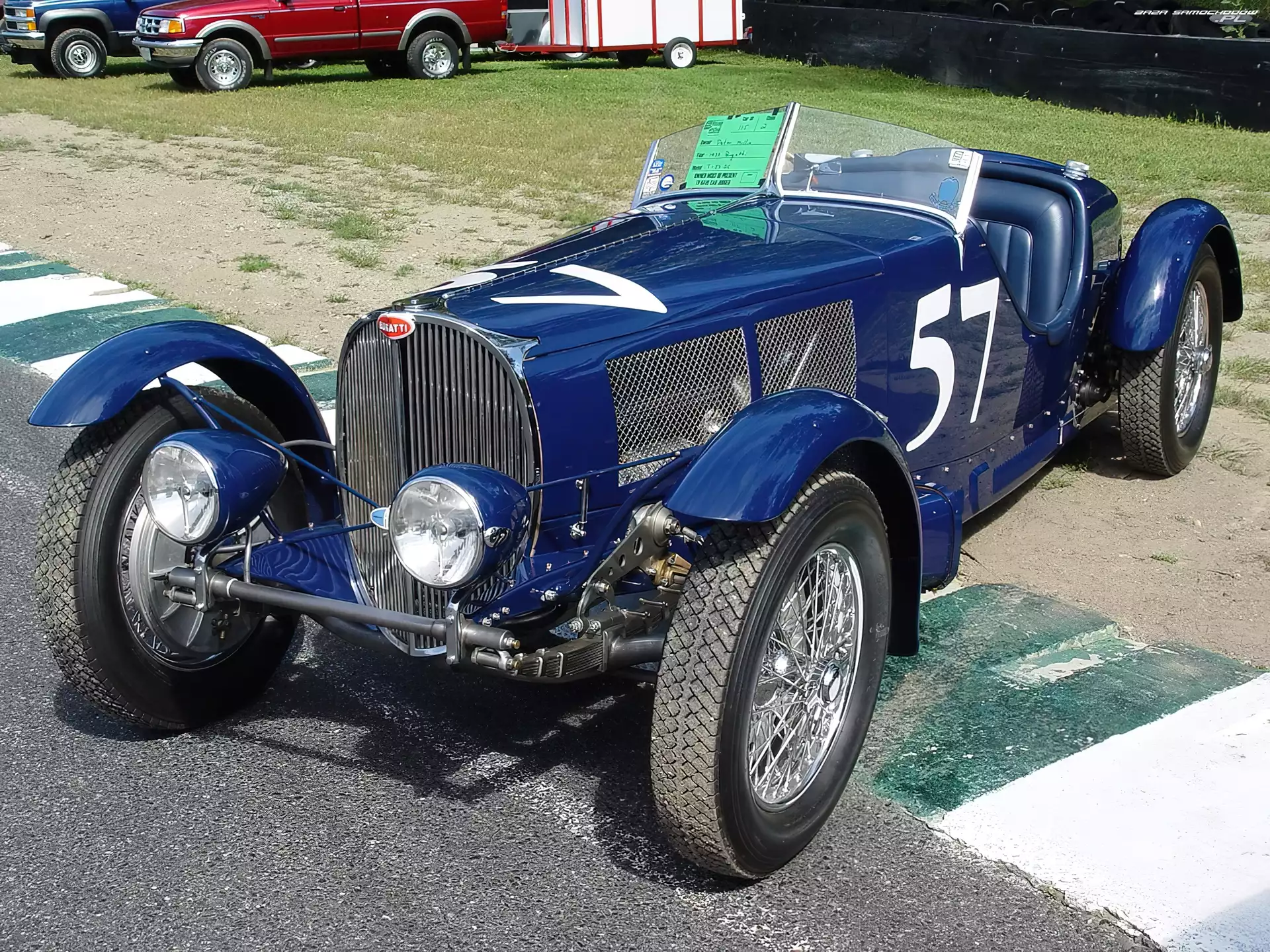 koła , przód, Bugatti, światła