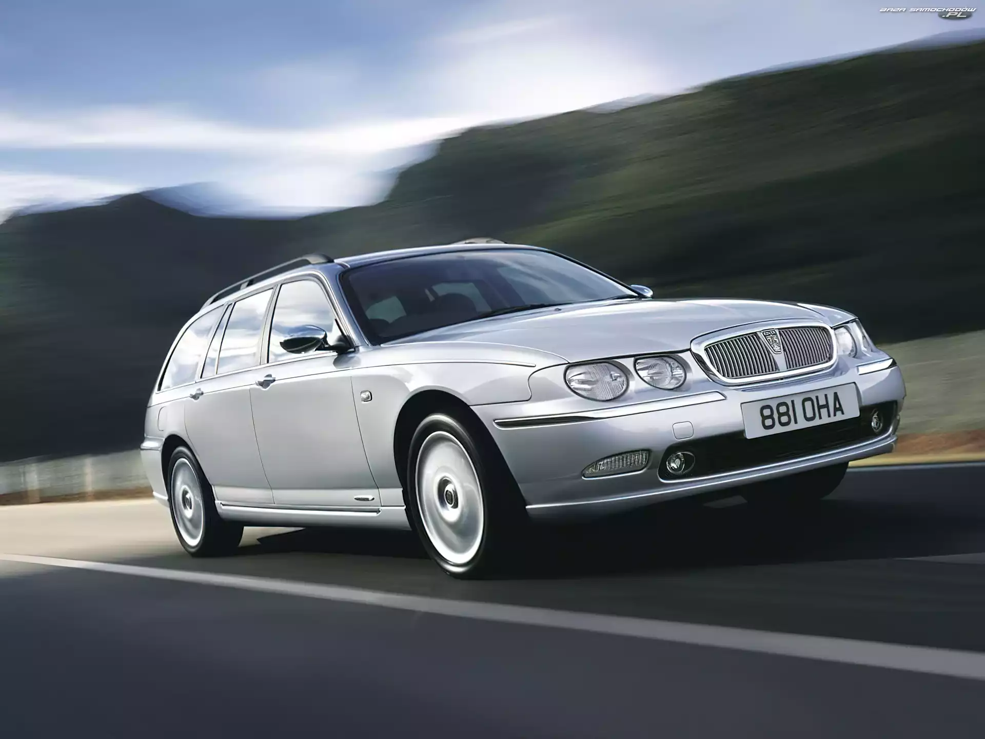 Kombi, Rover 75, Srebrny