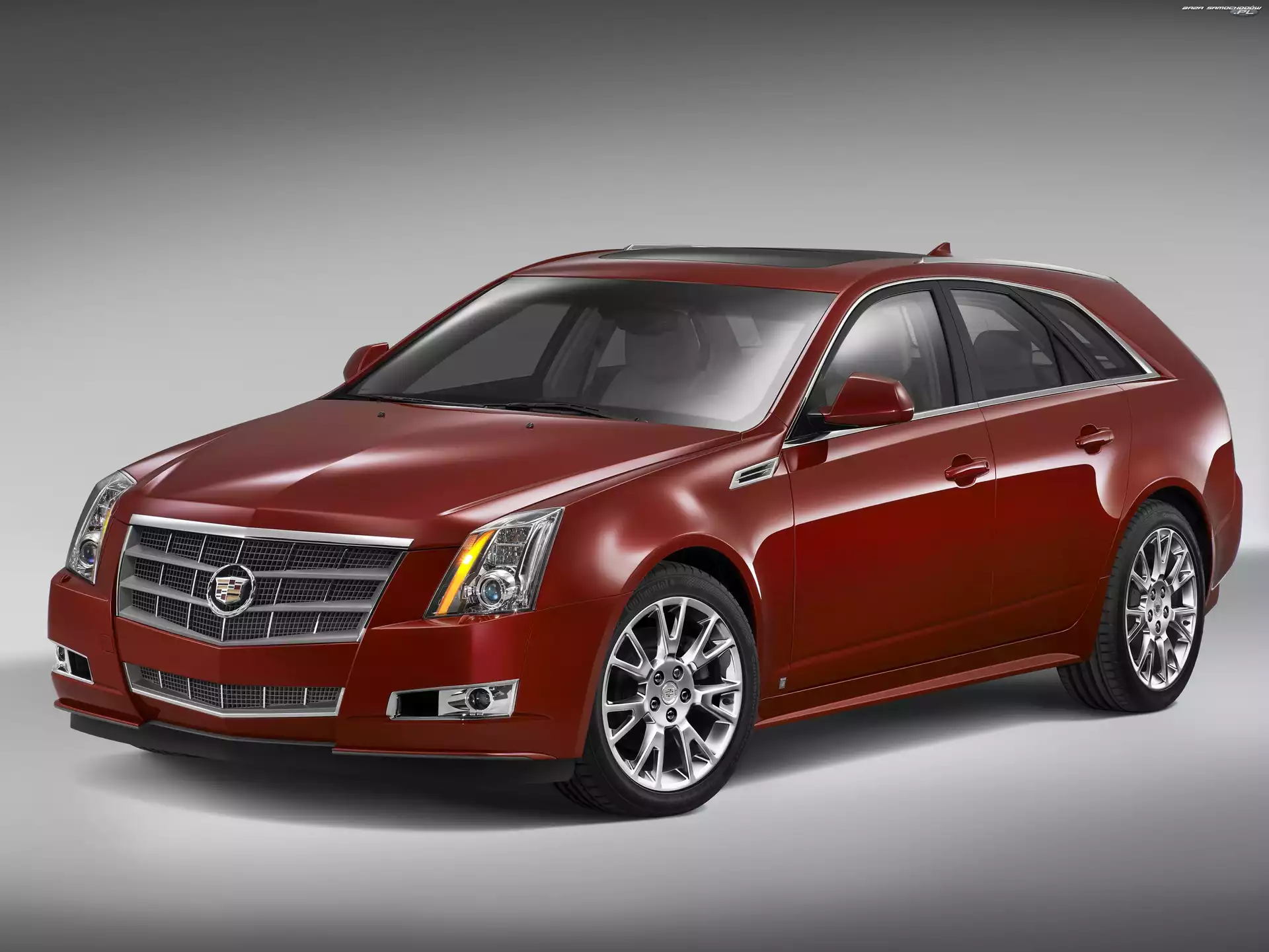 Kombi, Czerwony, Cadillac CTS