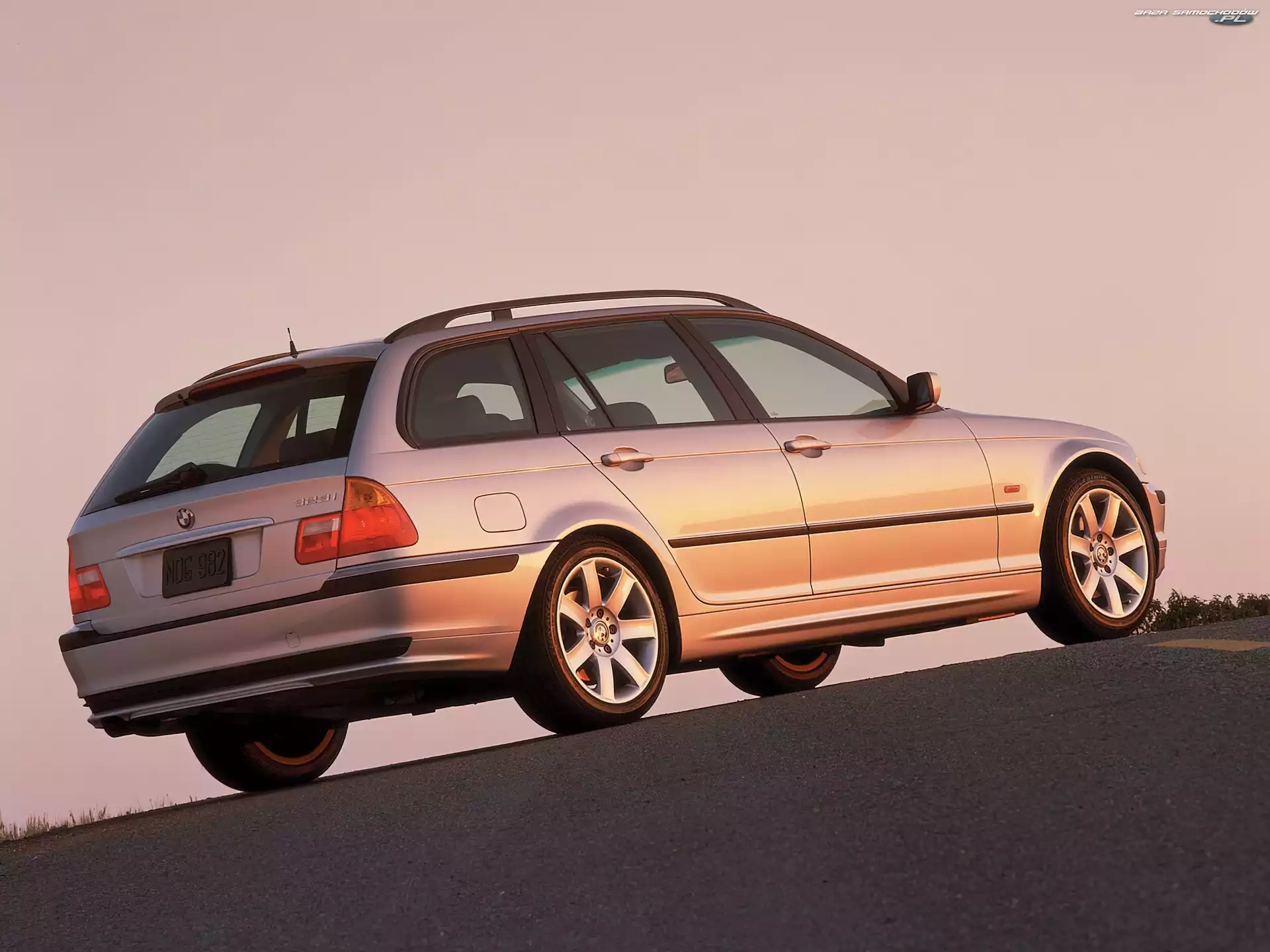 Kombi, Srebrny, BMW E 46