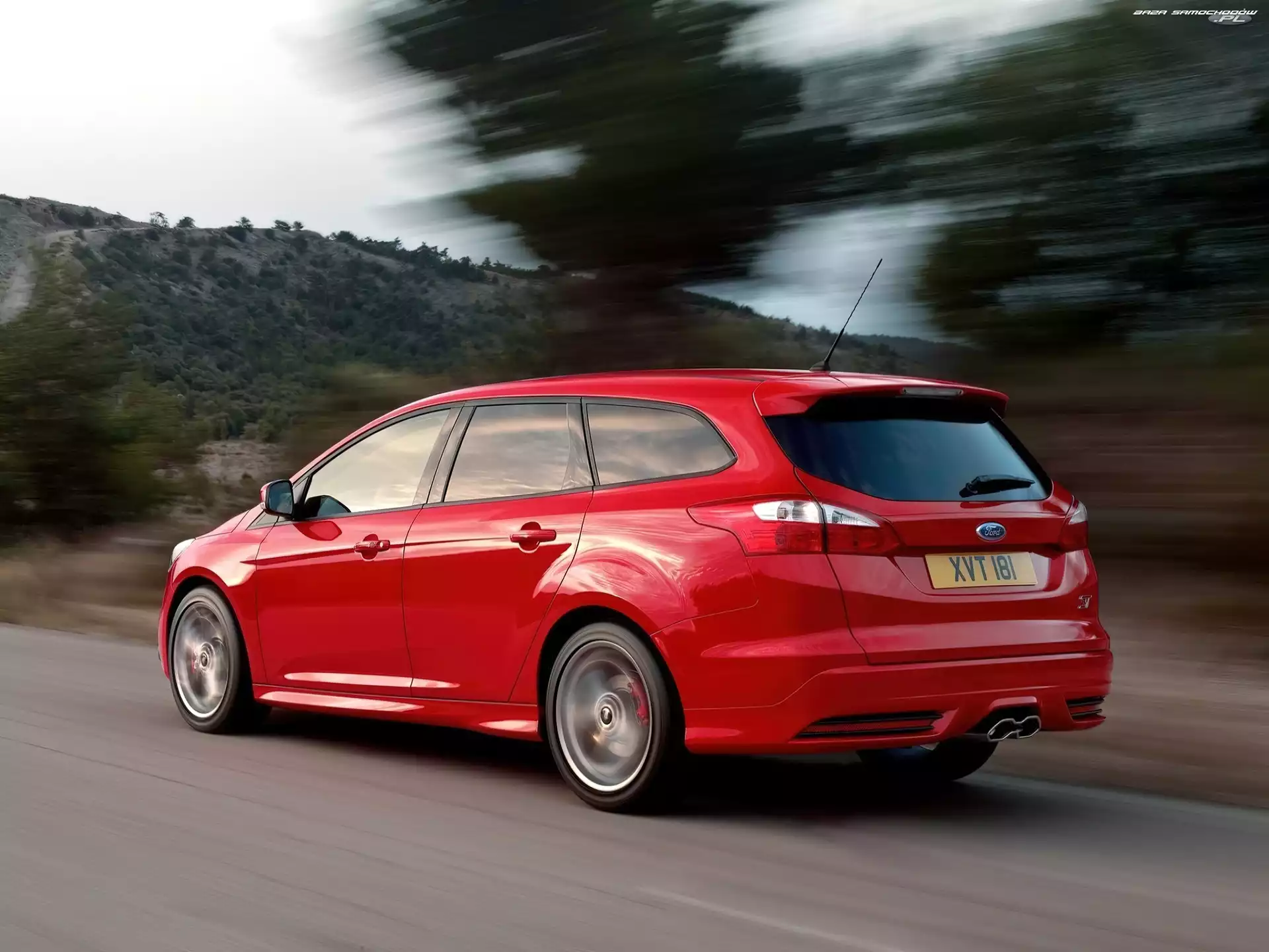 Kombi, Czerwony, Ford Focus ST