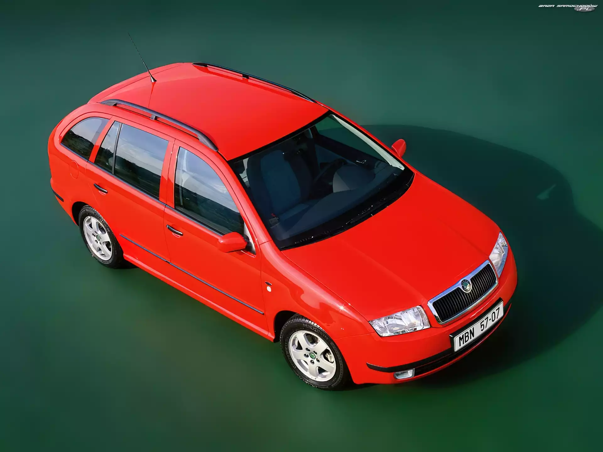 Kombiak, Czerwona, Skoda Fabia